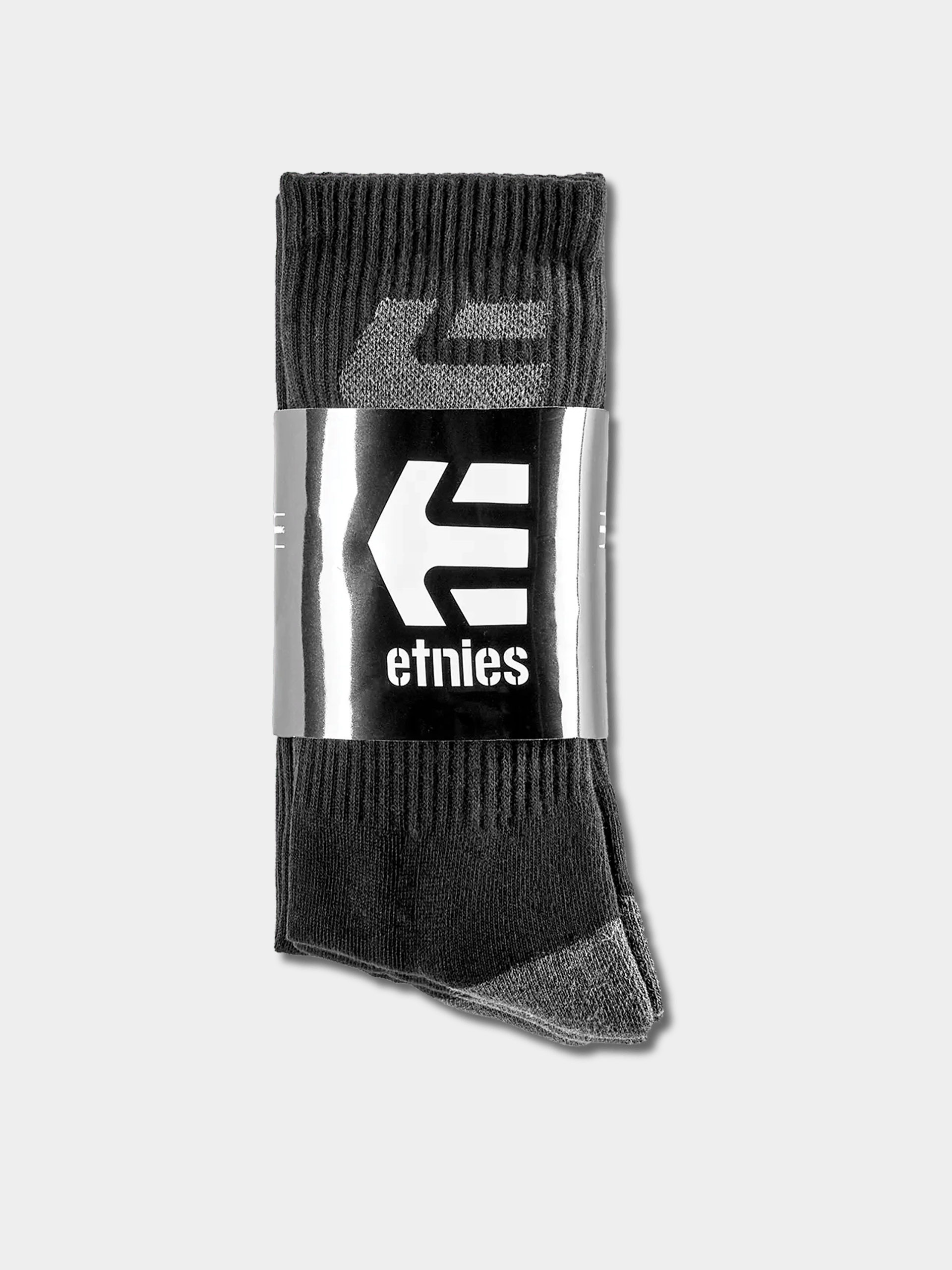 Ponožky Etnies Stencil Icon 3 Pack (black)