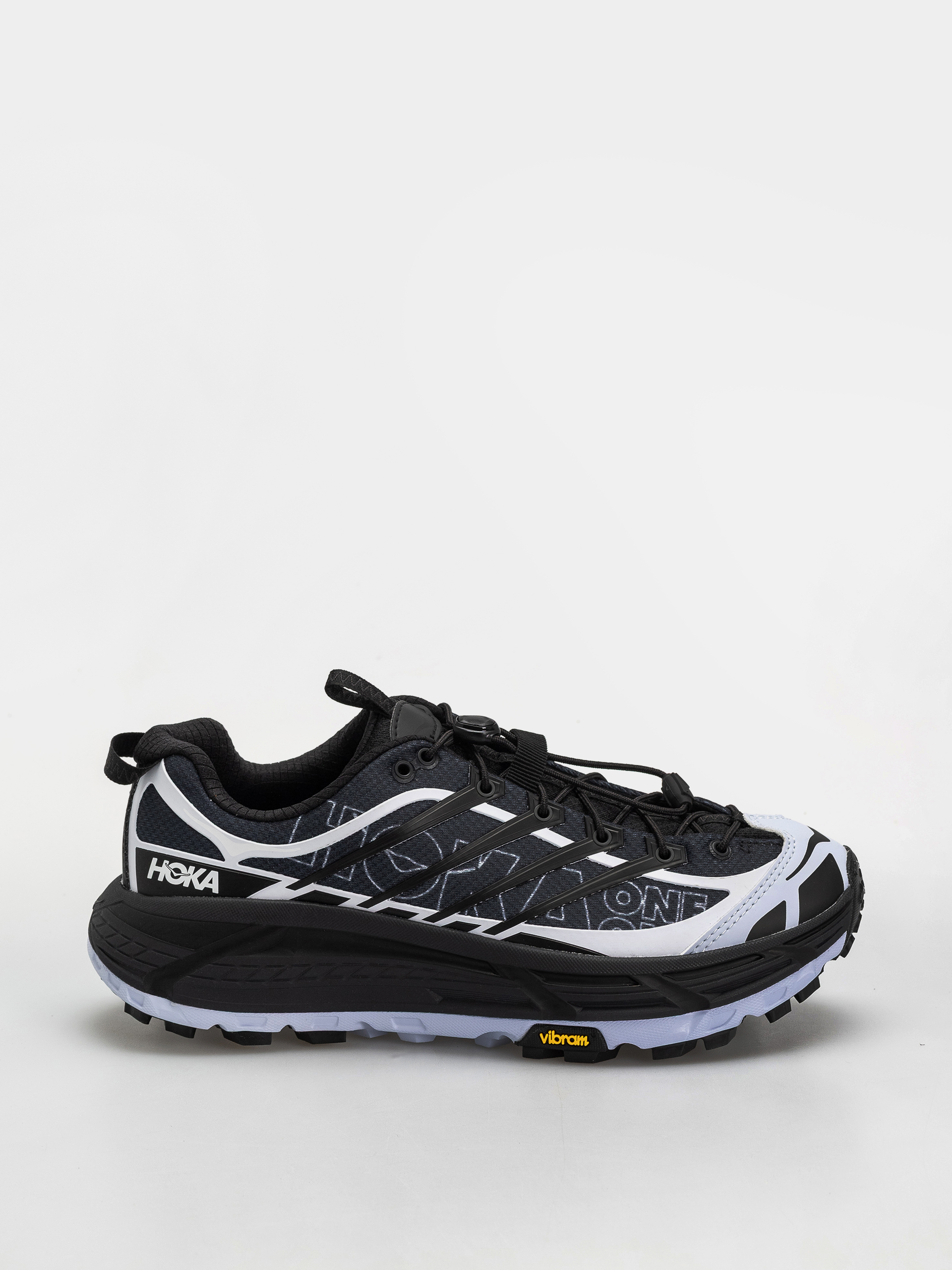 Boty Hoka Mafate Three2 Wordmark (carbon black/ambient blue)