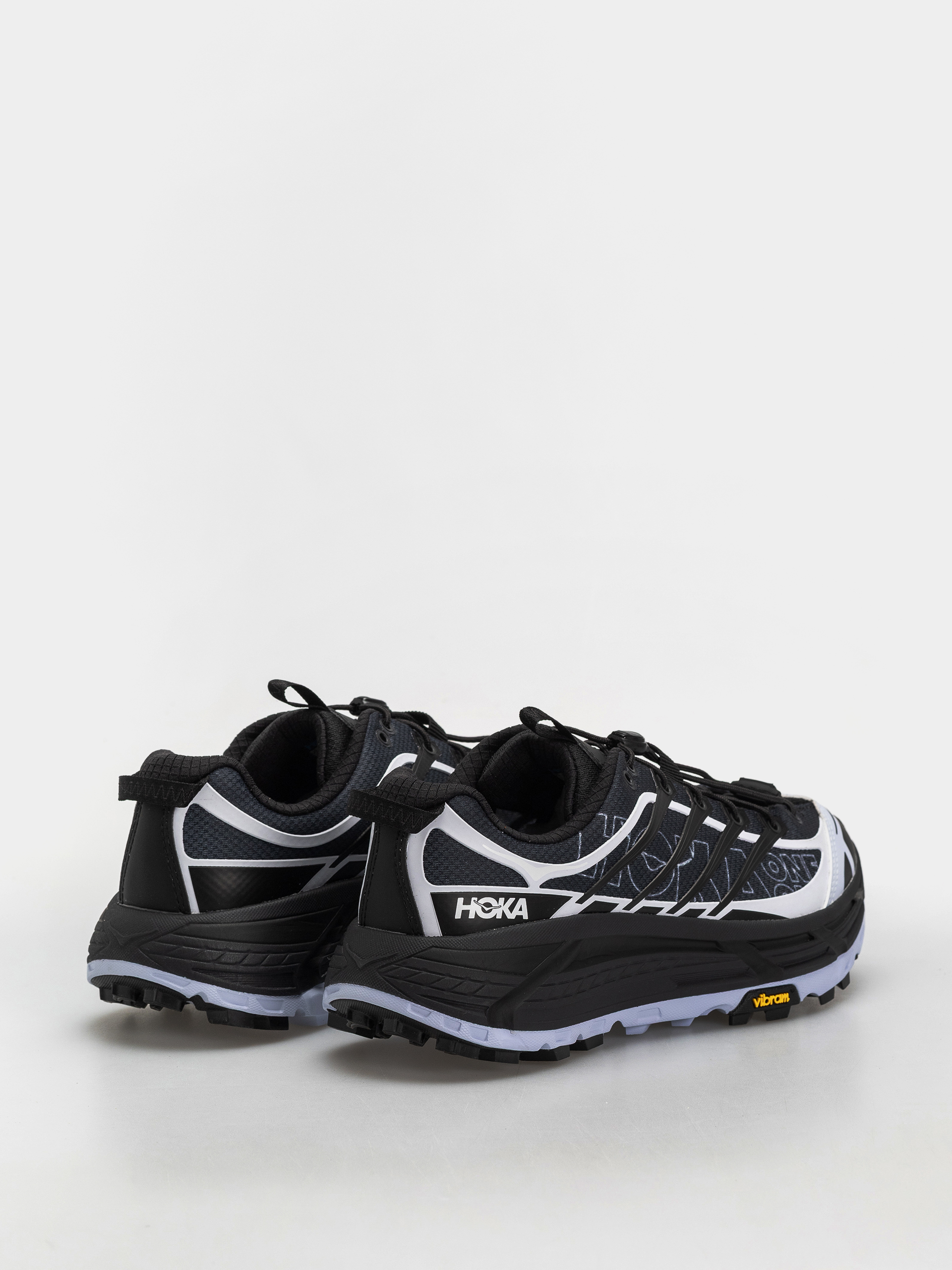 Boty Hoka Mafate Three2 Wordmark (carbon black/ambient blue)
