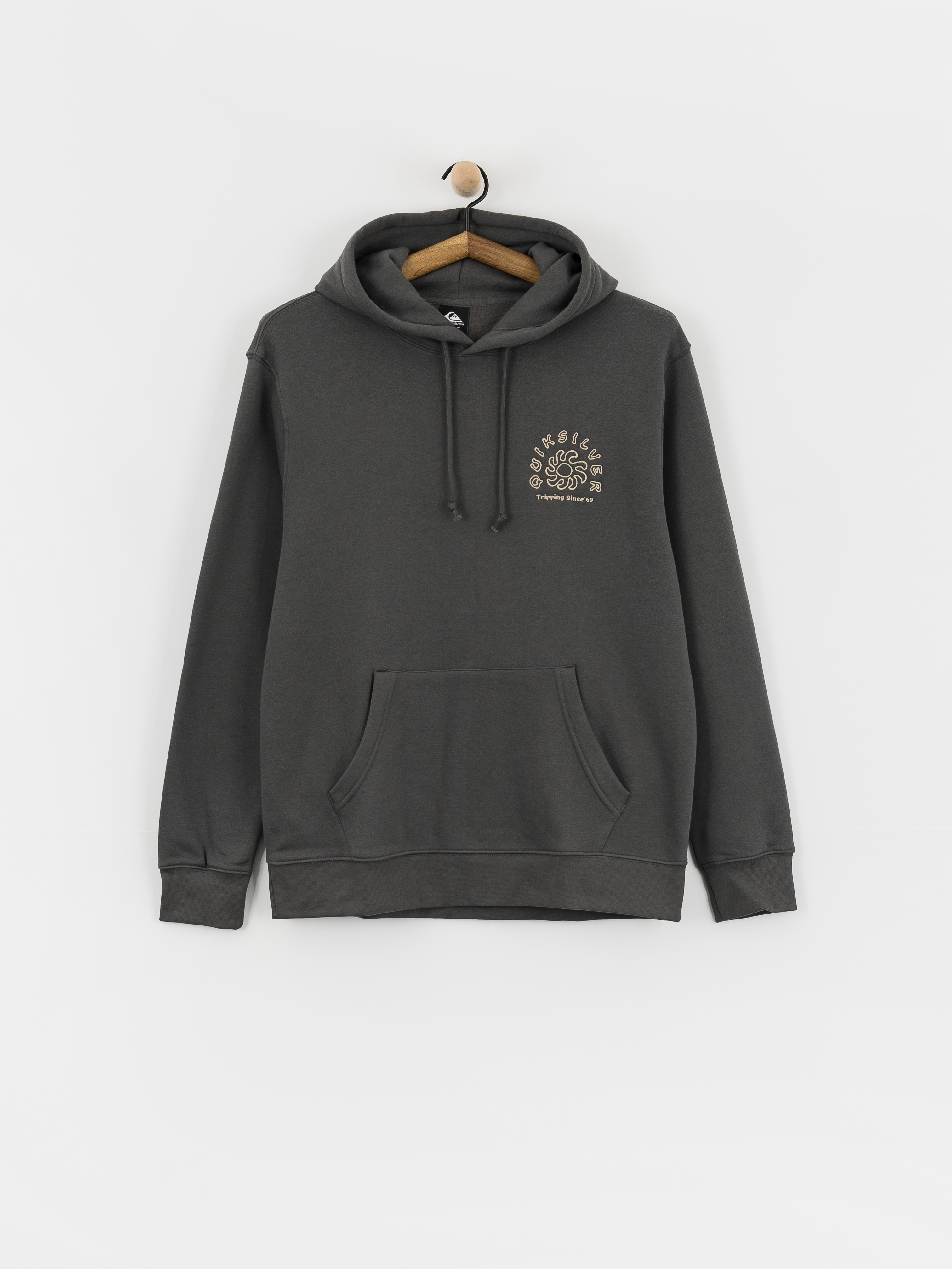 Mikina s kapucí Quiksilver Salt Water Graphic HD (iron gate)