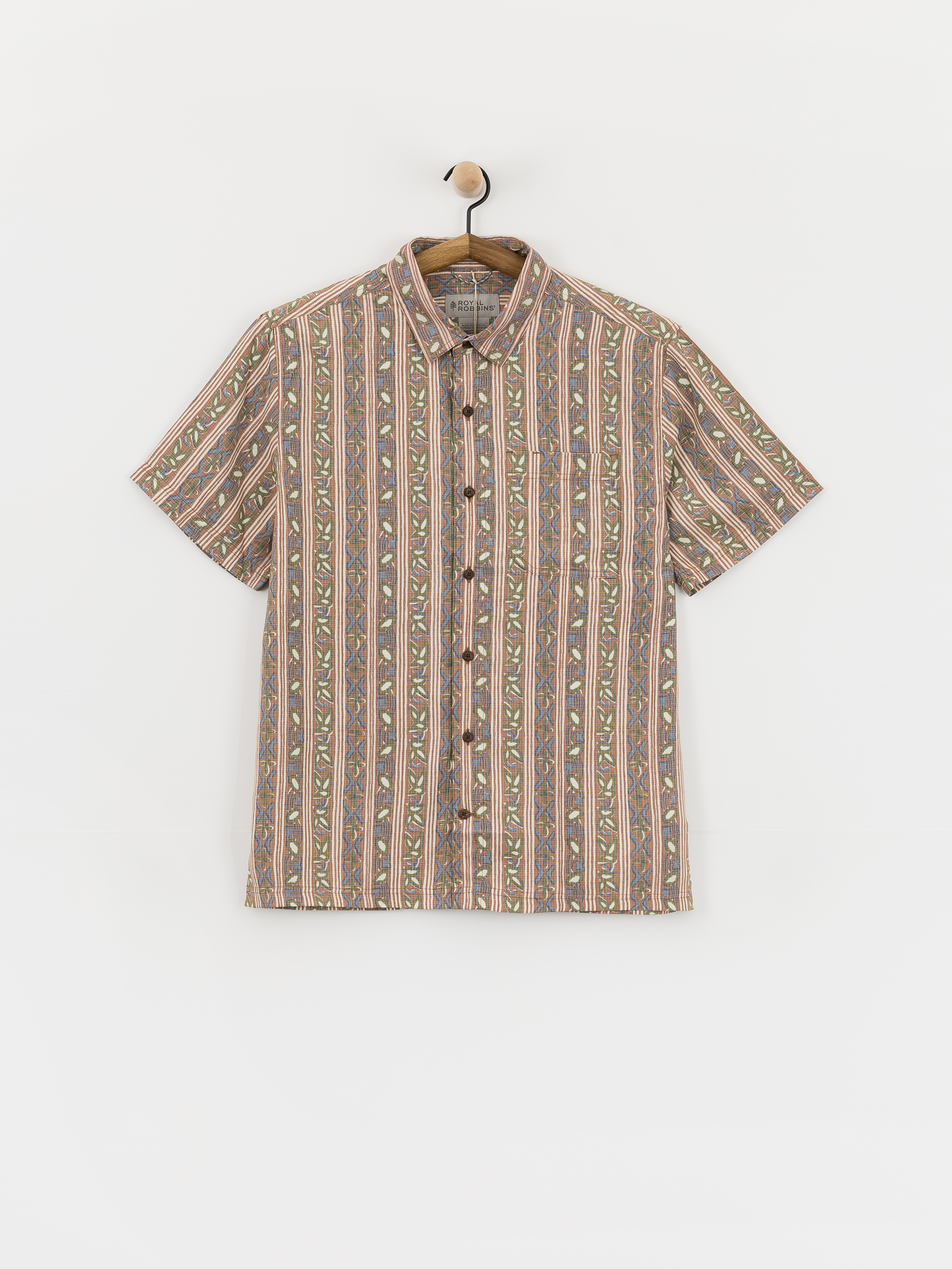 Košile Royal Robbins Camino Pucker (mahogany botanist pt)