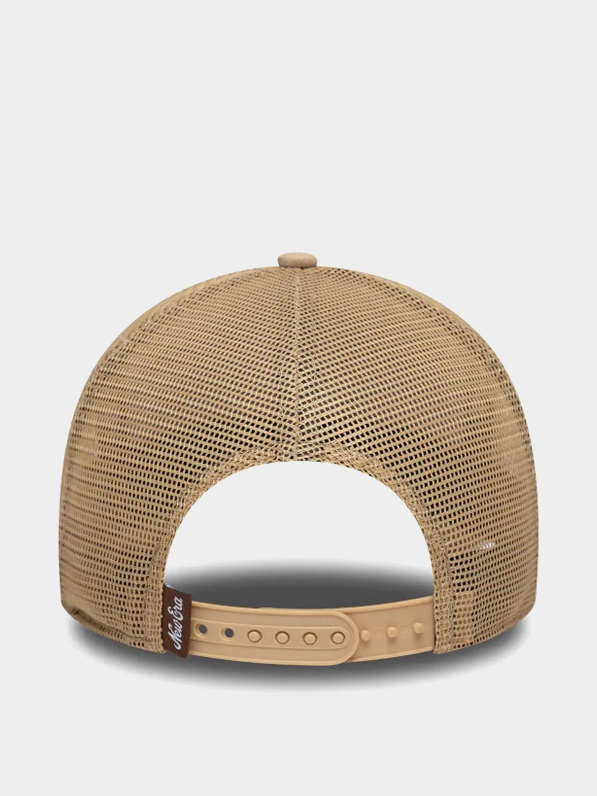Kšiltovka  New Era Oval Canvas Distress Trucker (camel)