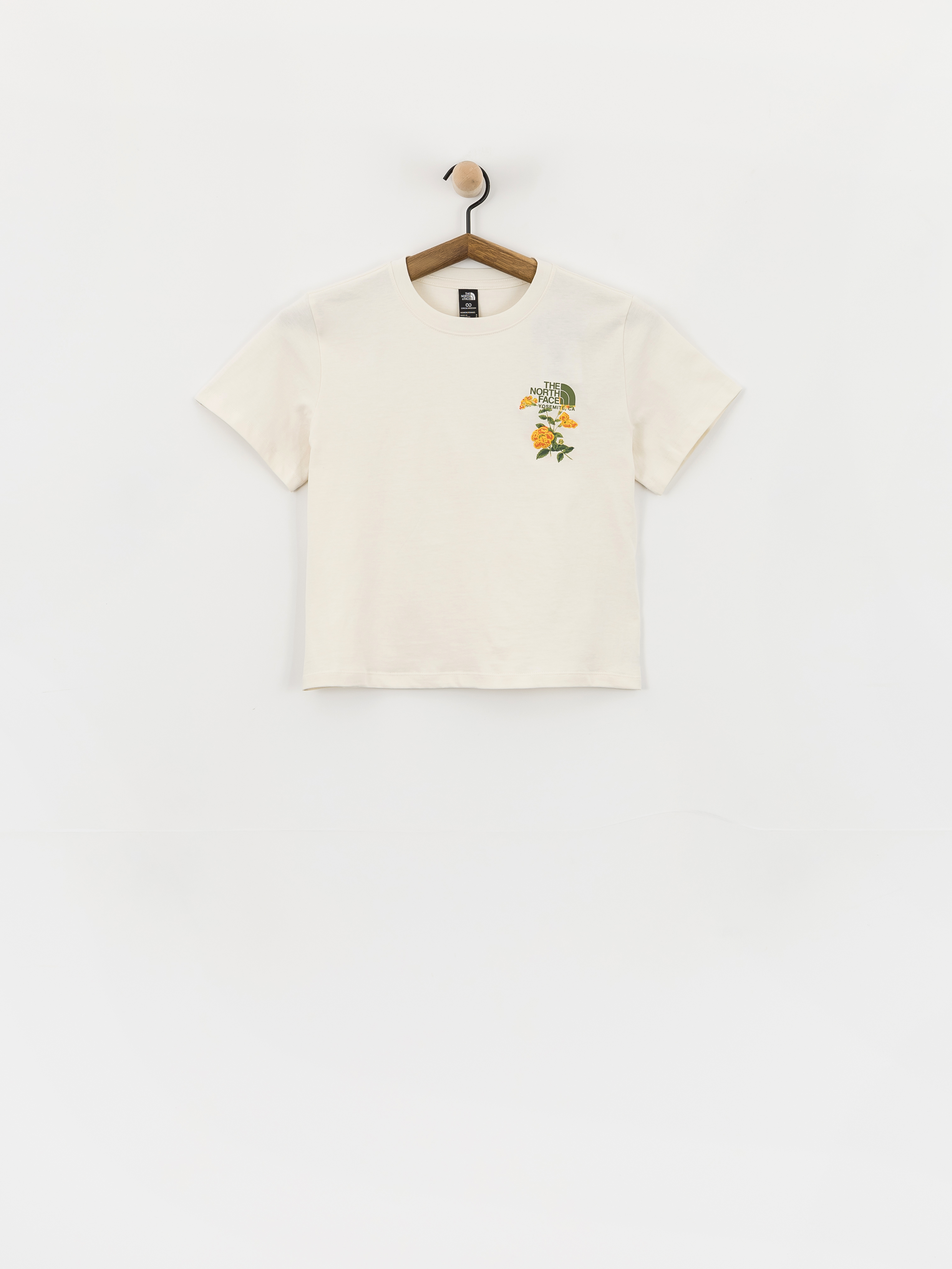 Tričko The North Face Flora Embro Wmn (white dune)