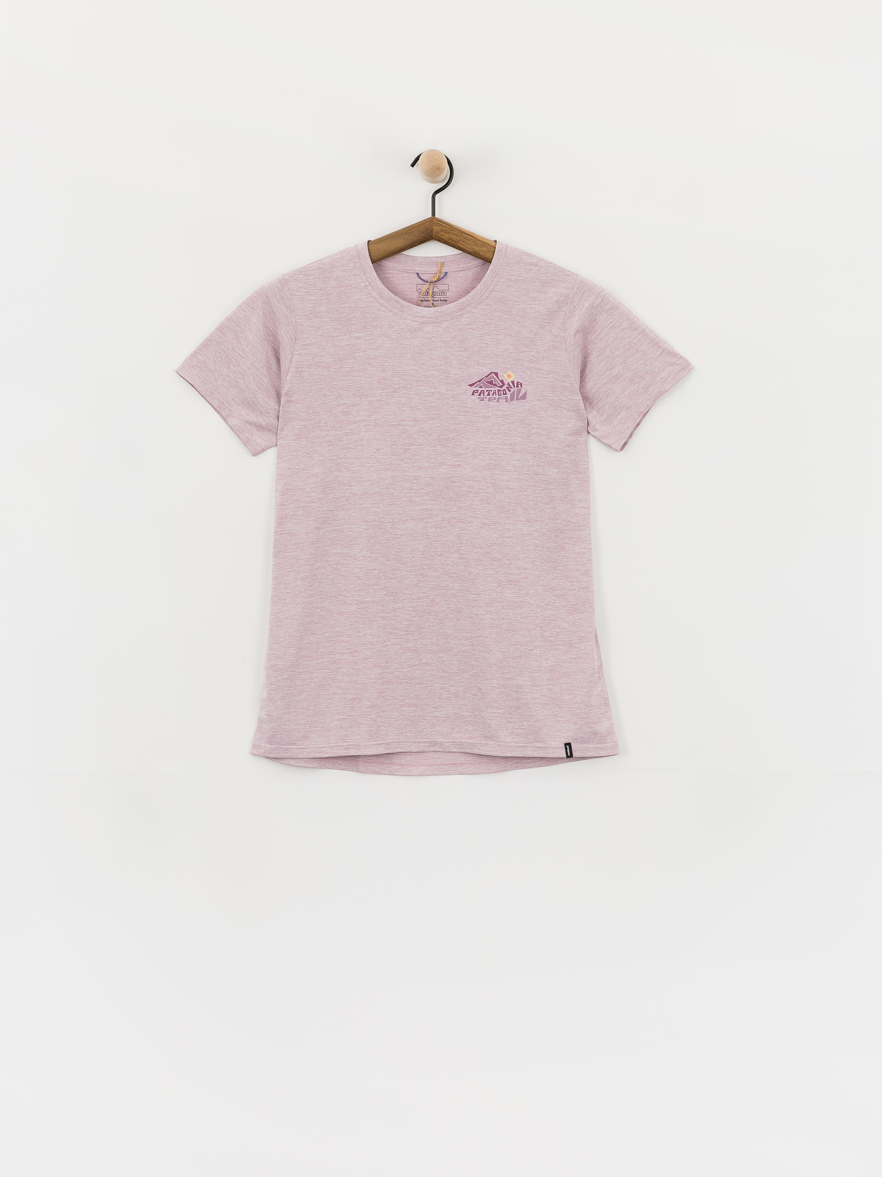 Tričko Patagonia Capilene Cool Trailcheck Wmn (quiet violet)