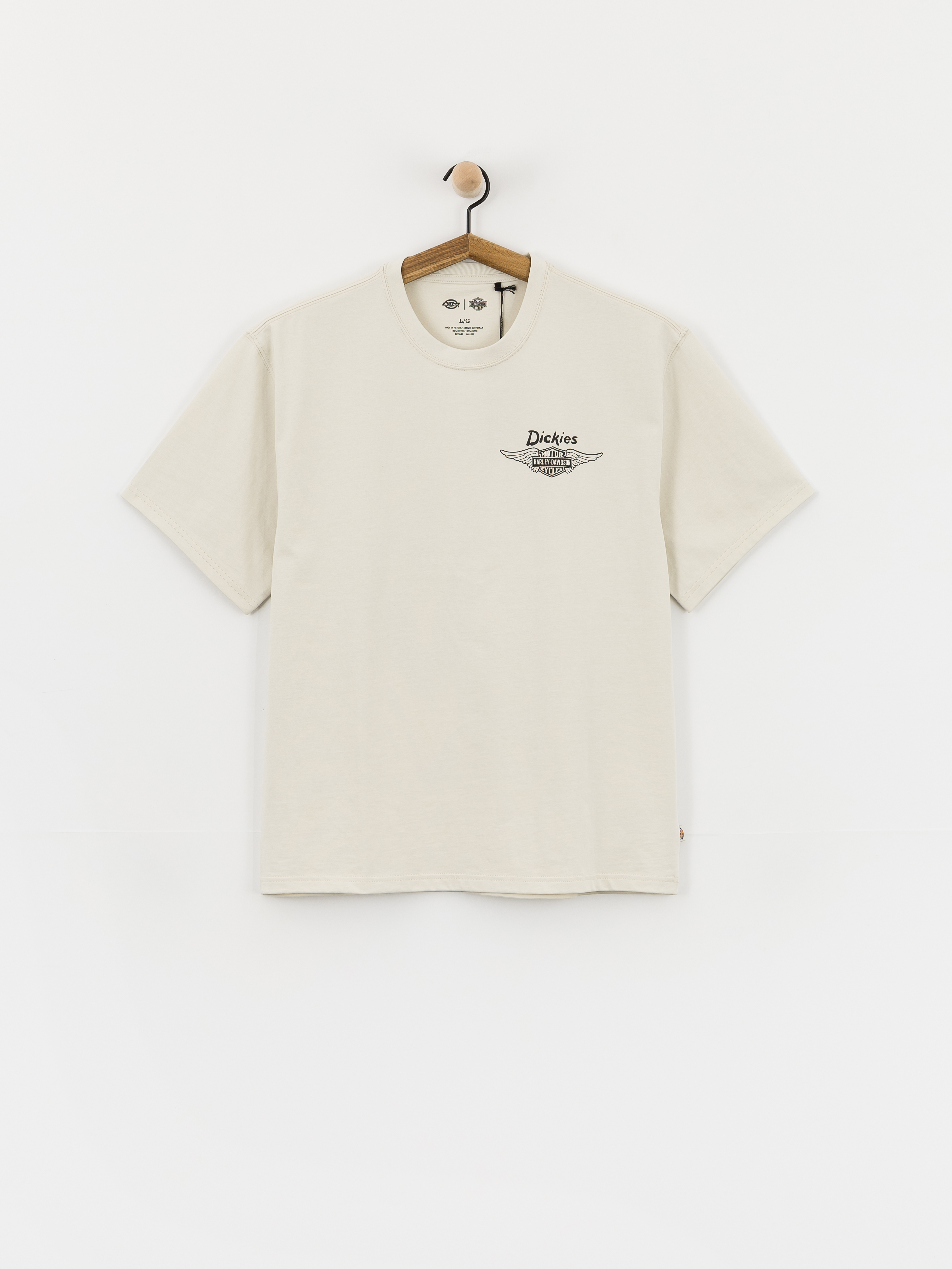 Tričko Dickies X Harley Davidson Vintage Wash (bone)