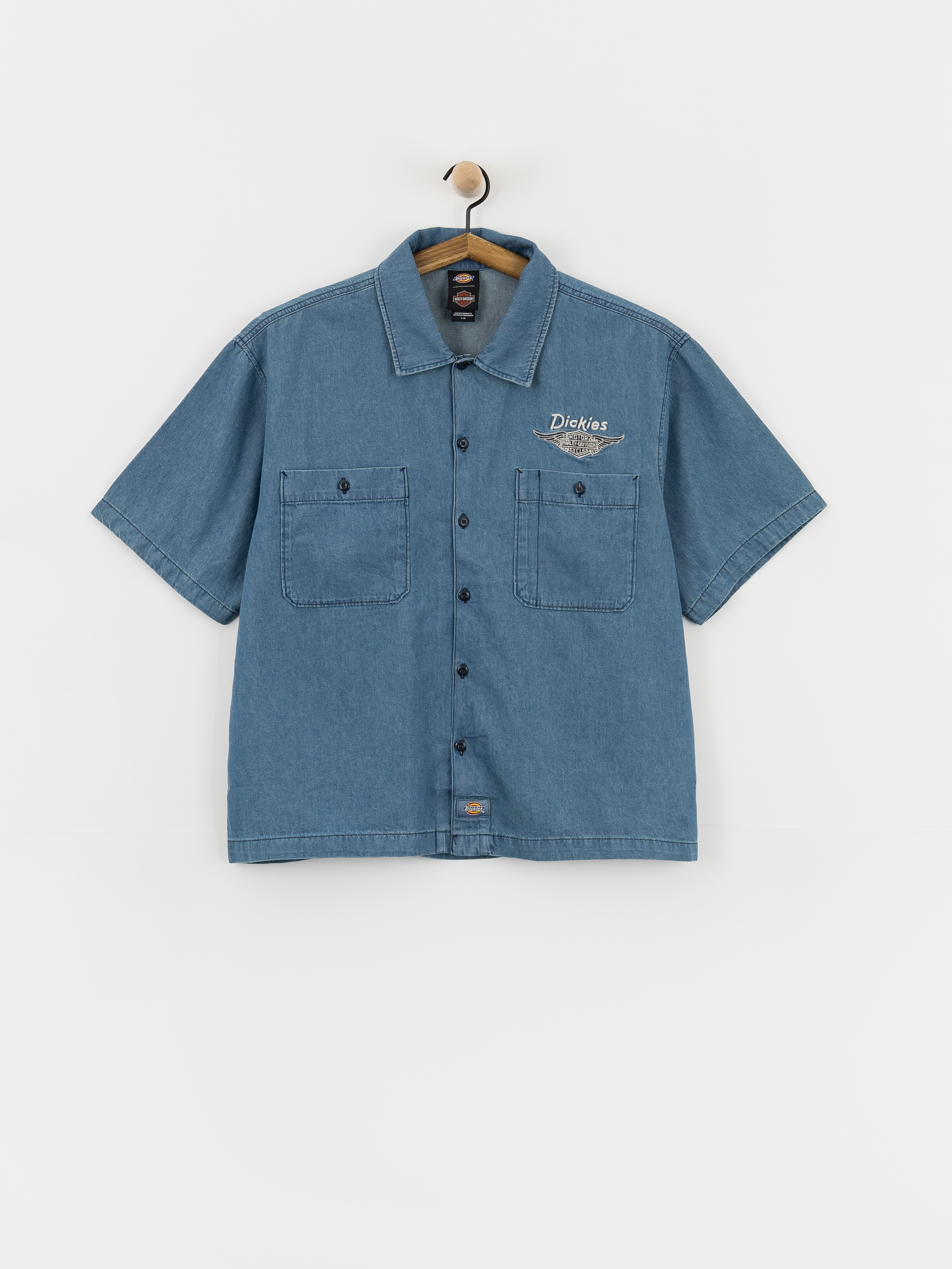 Košile Dickies X Harley Davidson Boxy Chambray Work