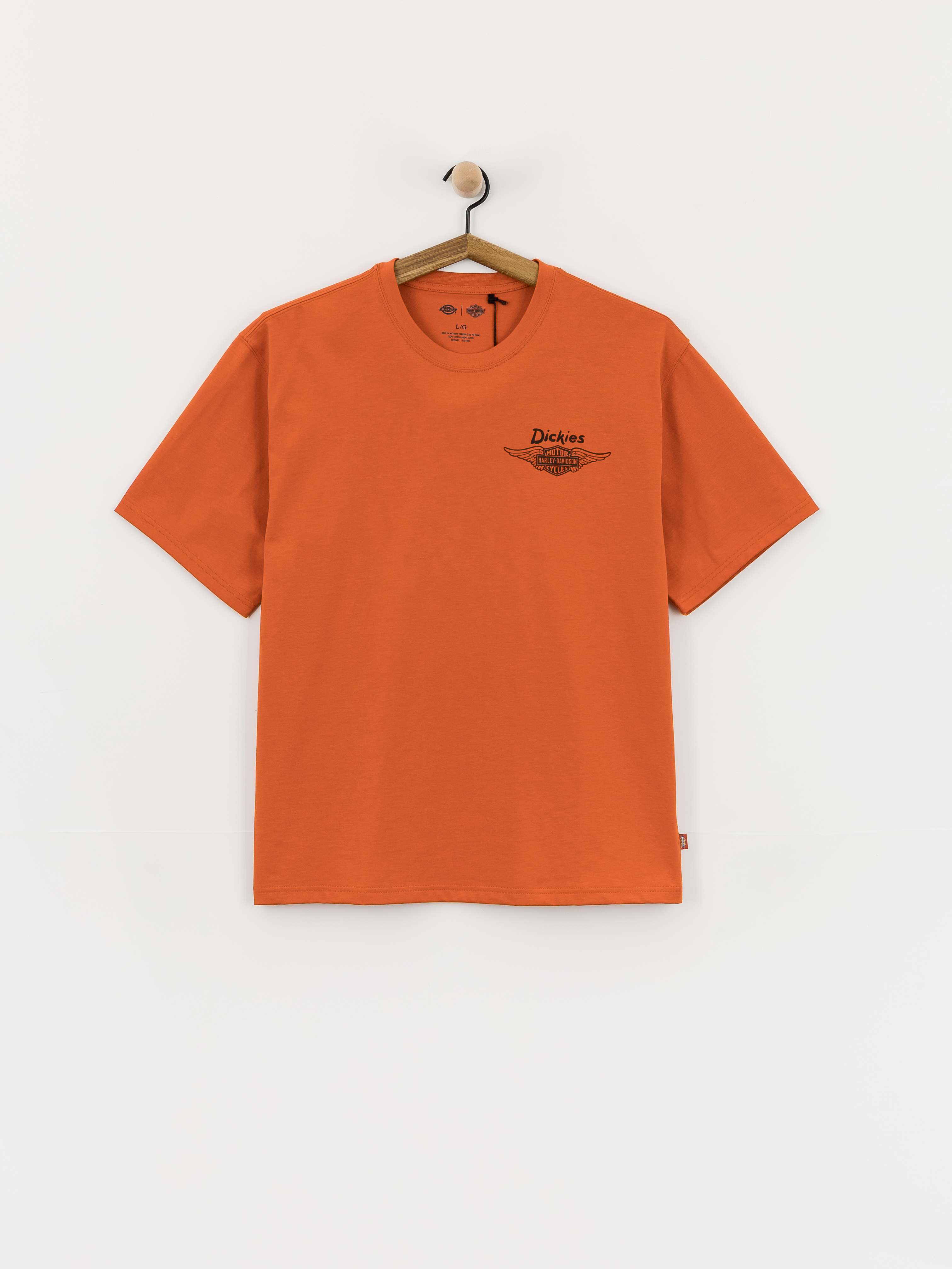 Tričko Dickies X Harley Davidson Vintage Wash (hd vintage orange)