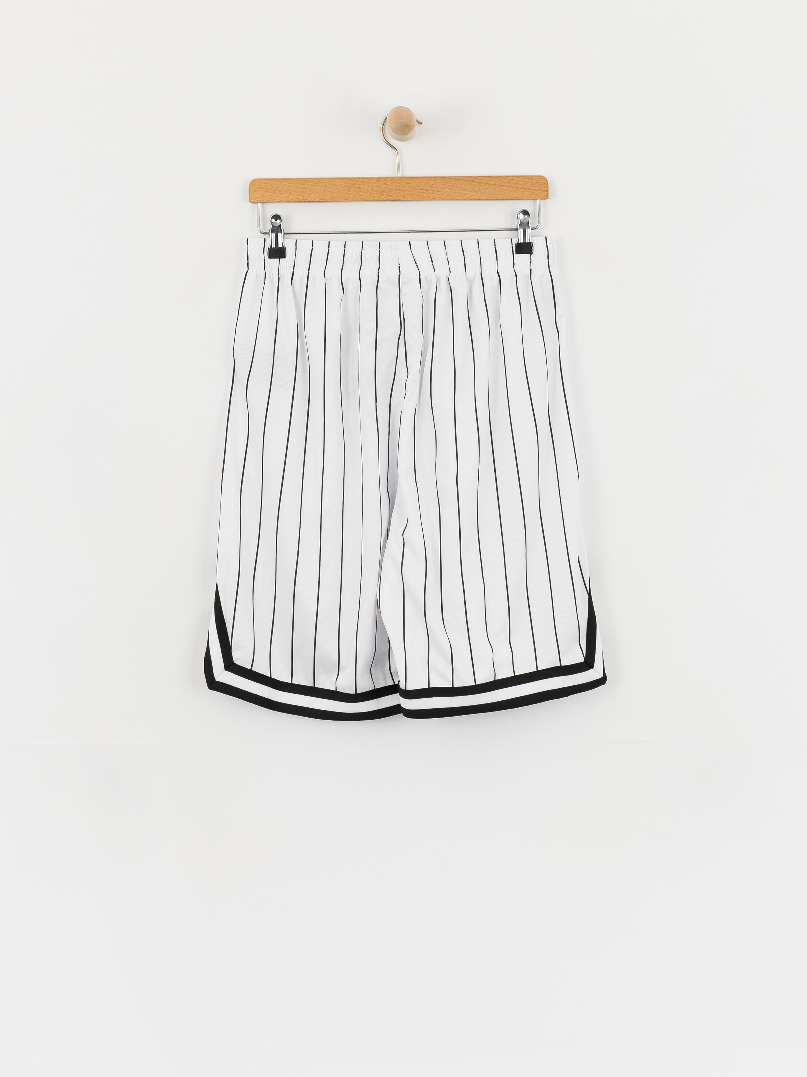 Kraťasy Karl Kani Small Signature Pinstripe Mesh (white/black)