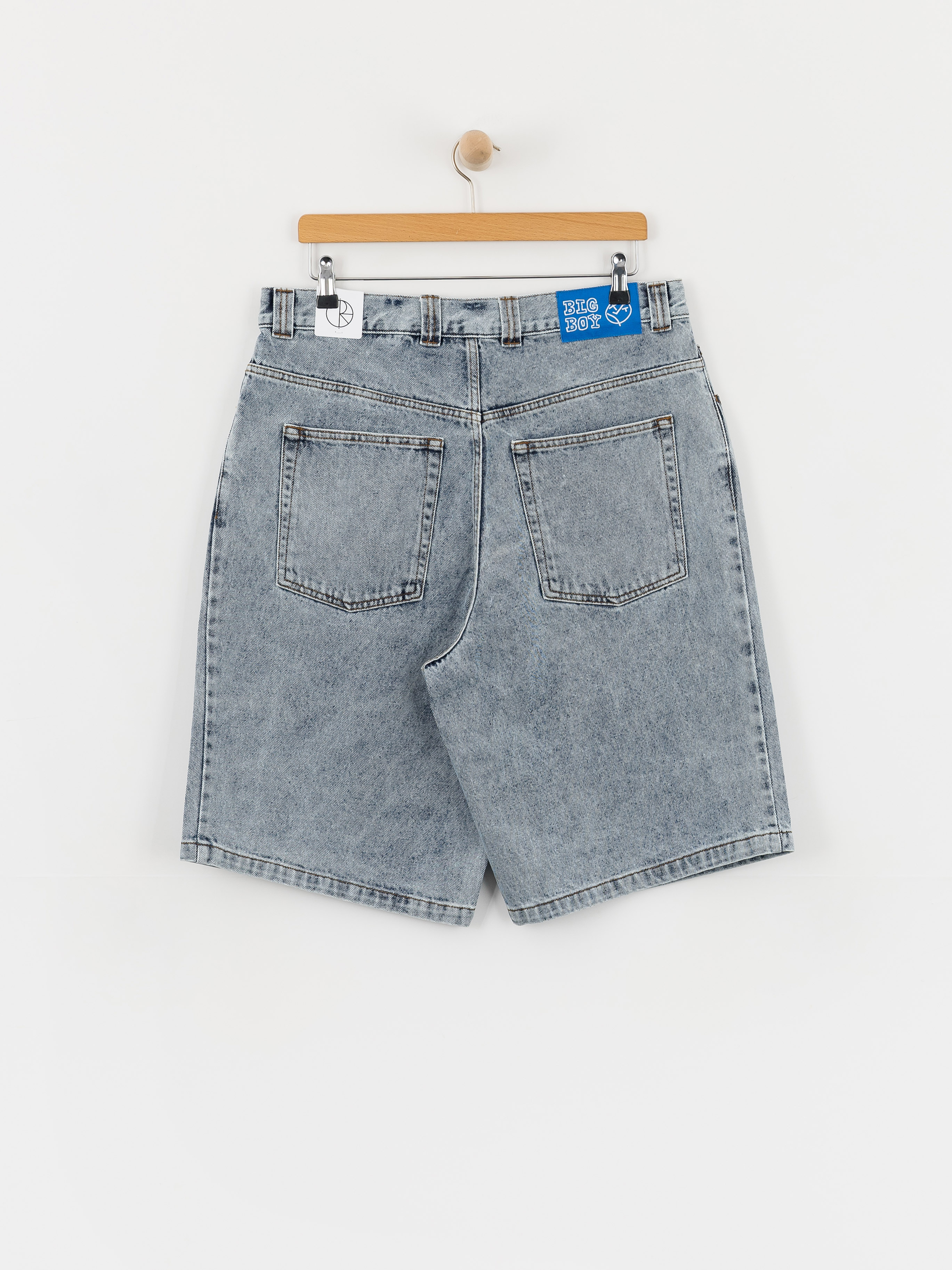 Kraťasy Polar Skate Big Boy (heavy washed blue)