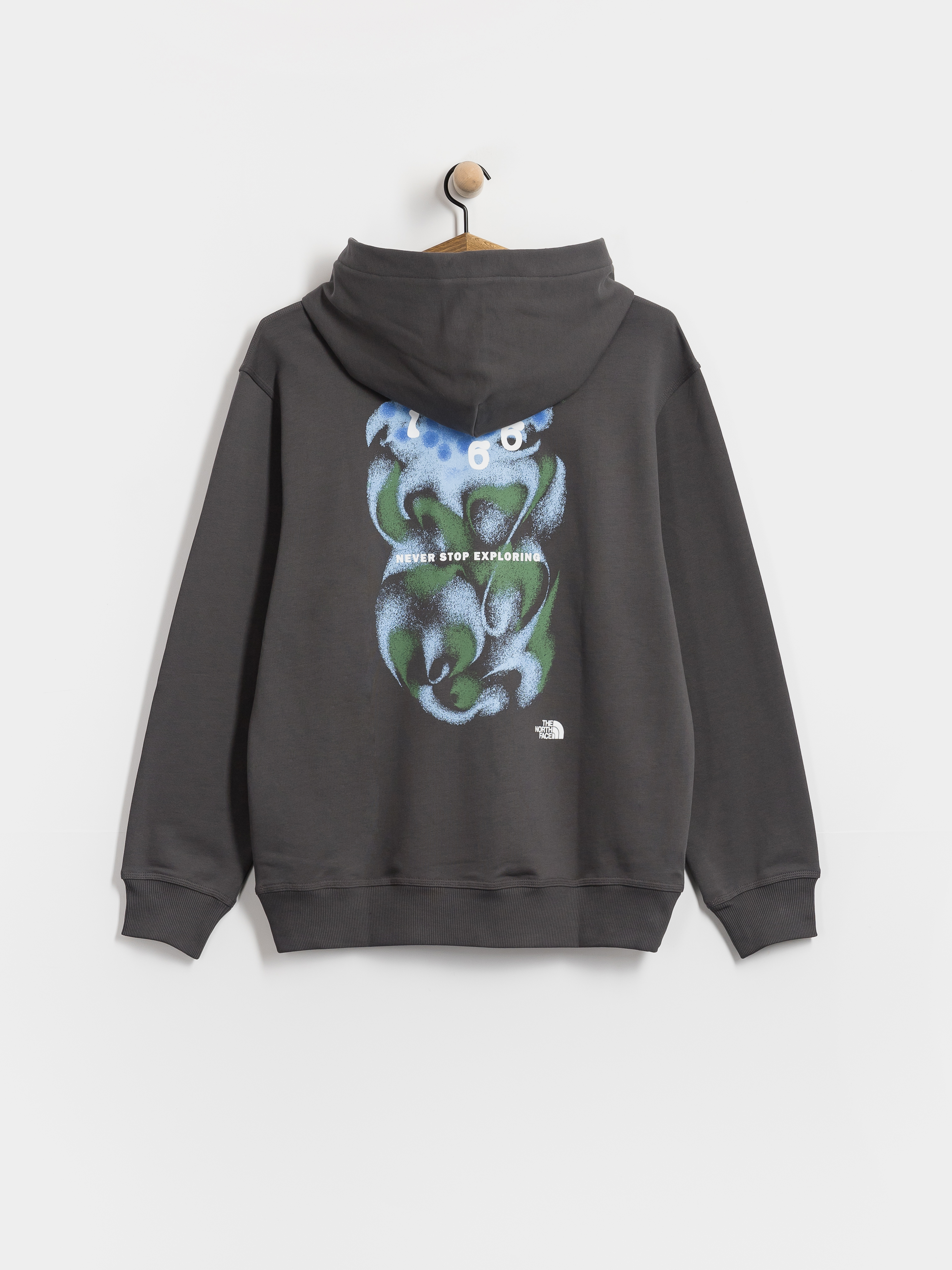 Mikina s kapucí The North Face Motion Relaxed HD (anthracite grey)