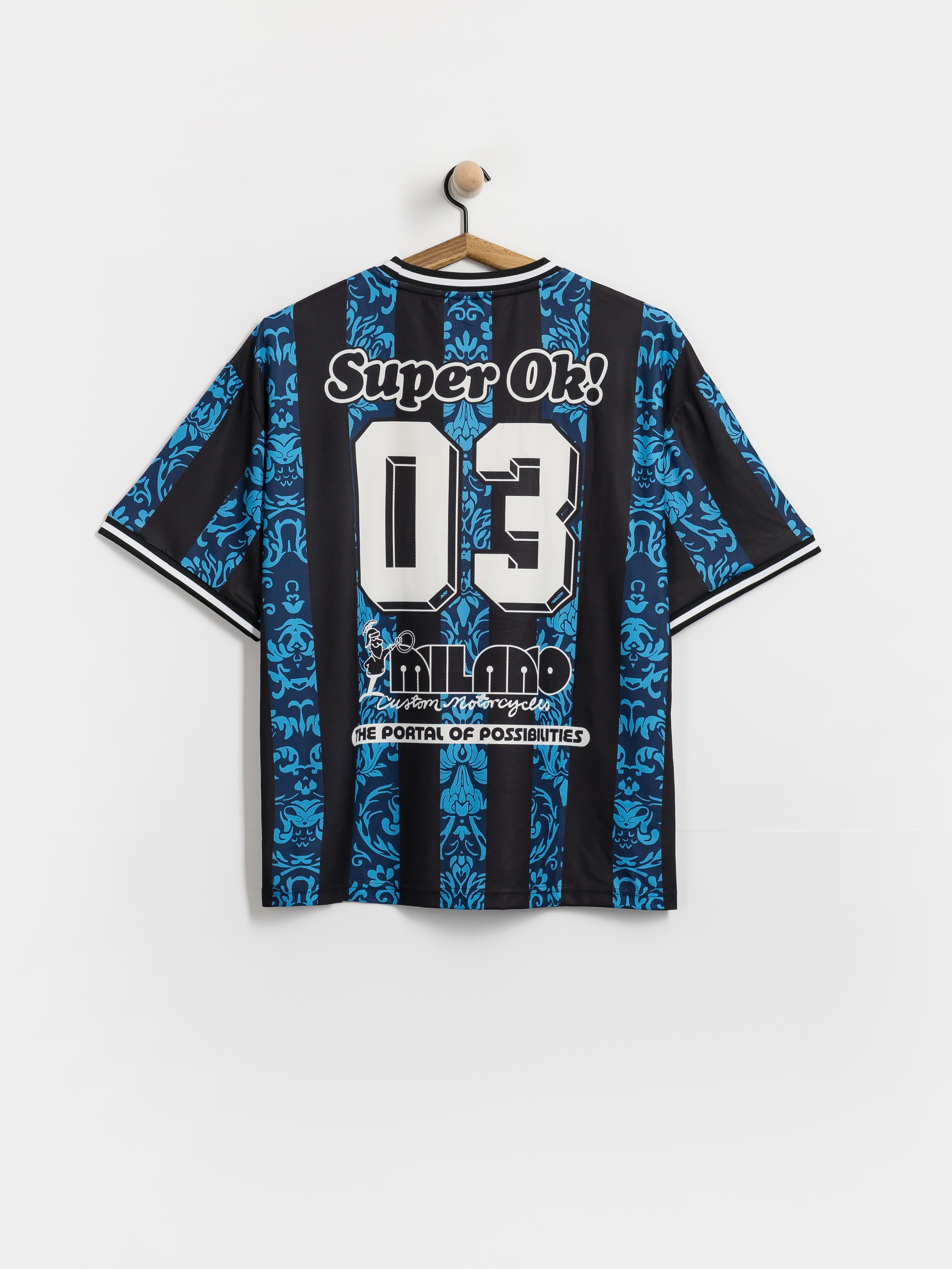 Tričko Deus Ex Machina Nouveau Moto (pageant blue)