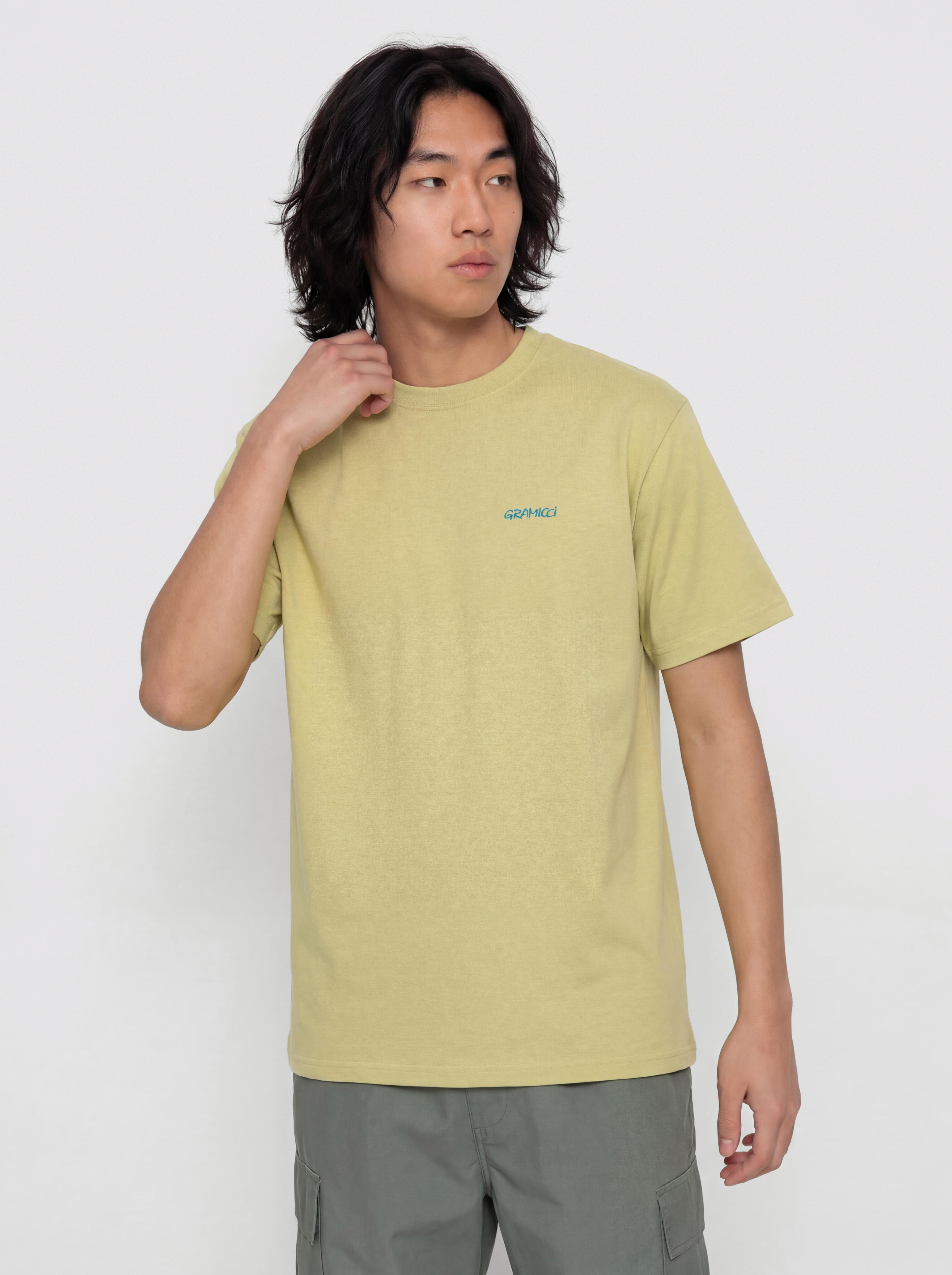 Tričko Gramicci Ice Sculpture (lime)