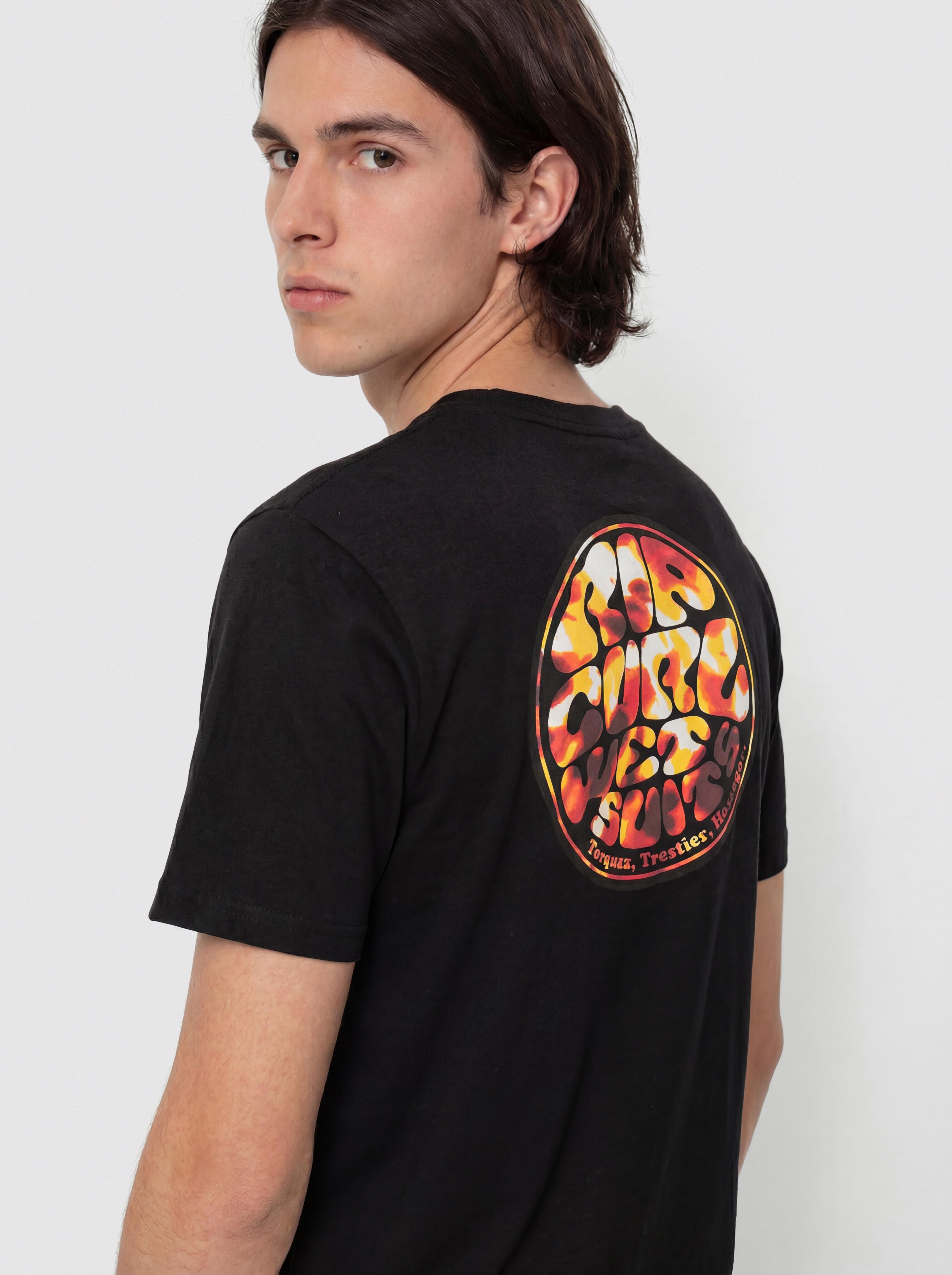 Tričko Rip Curl Wettie Passage Icon (black)