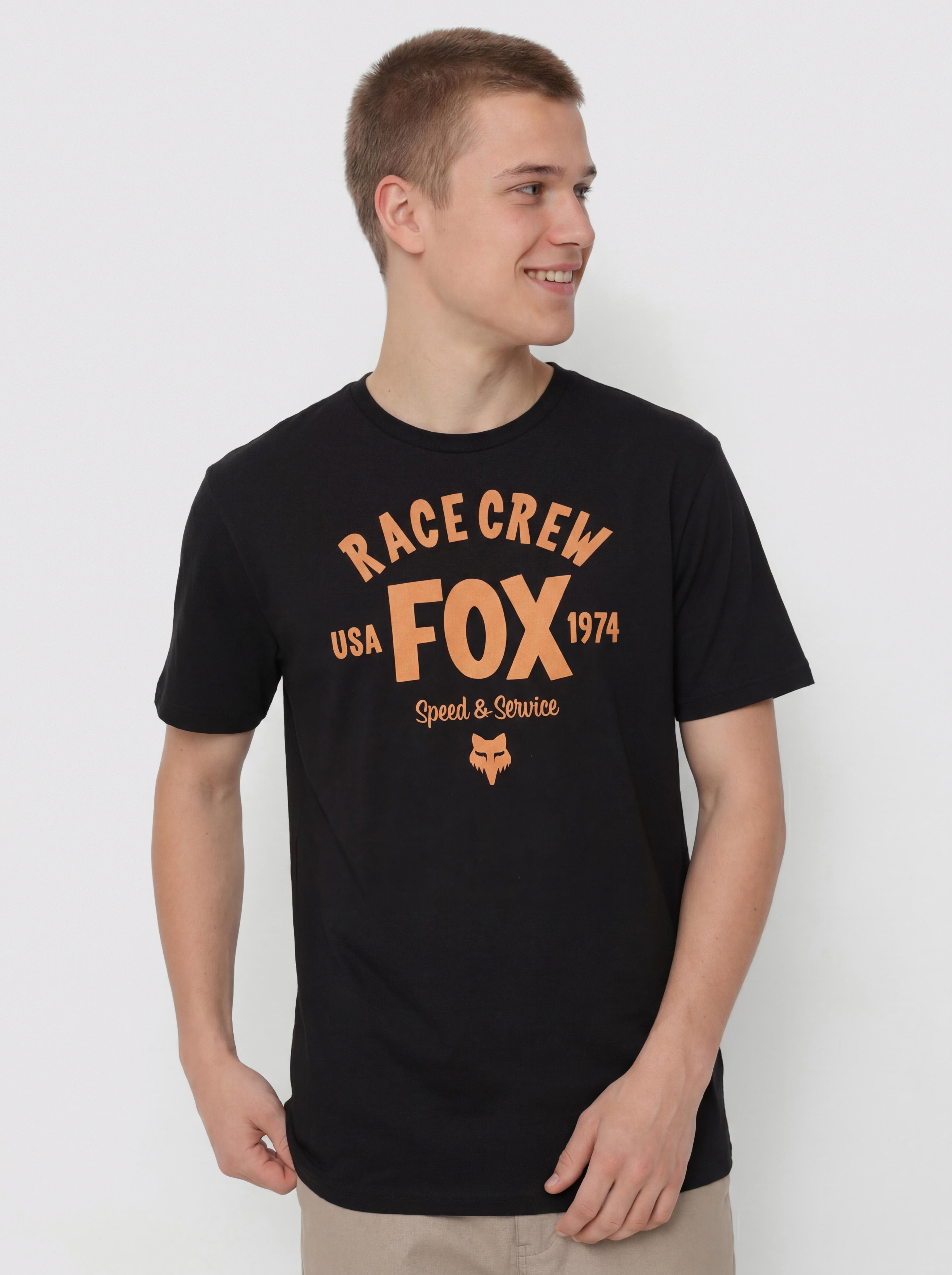 Tričko Fox Slogan (black)
