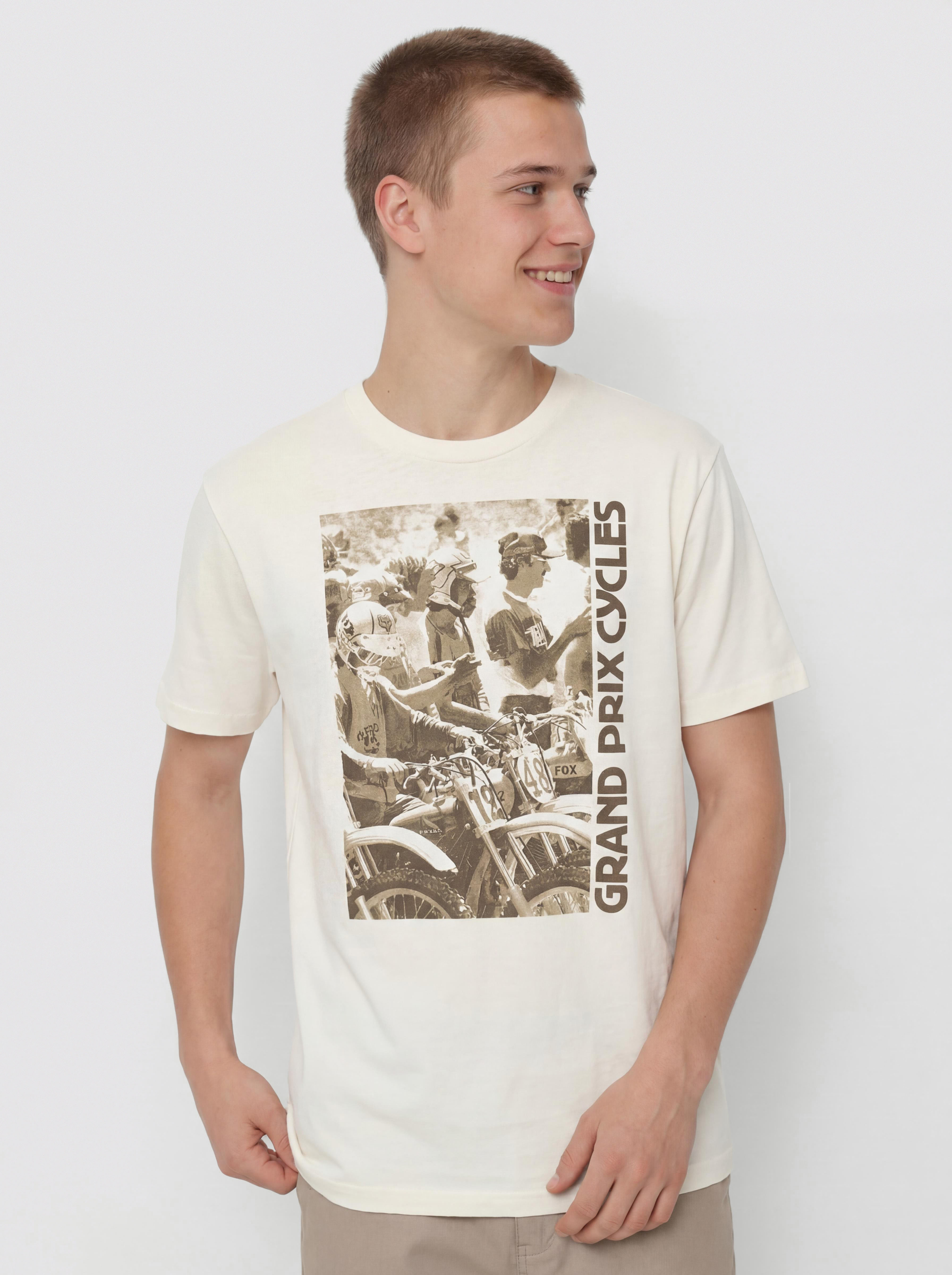 Tričko Fox Circa 74 Oversized (off white)