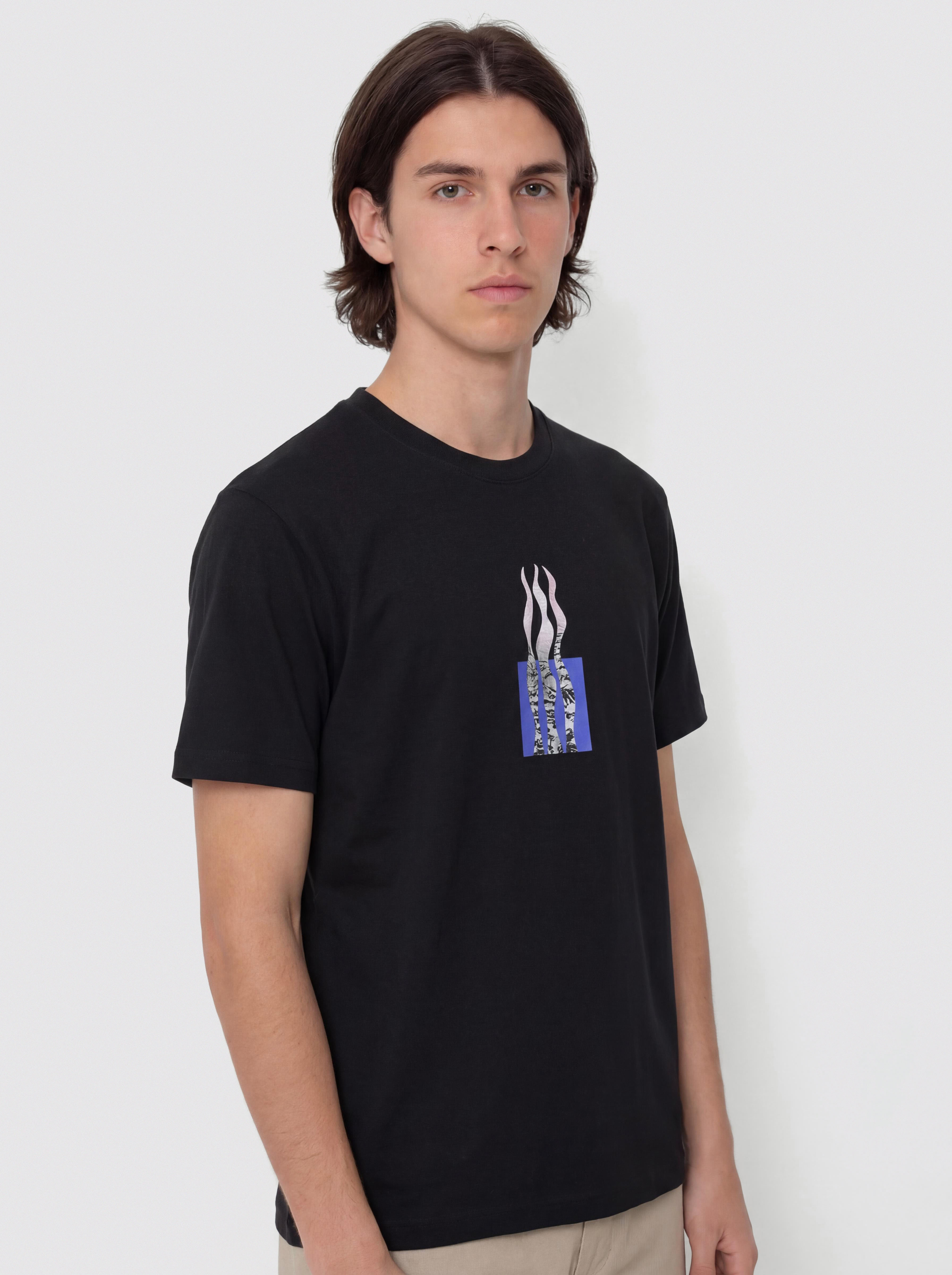 Tričko Poetic Collective Flames (black)