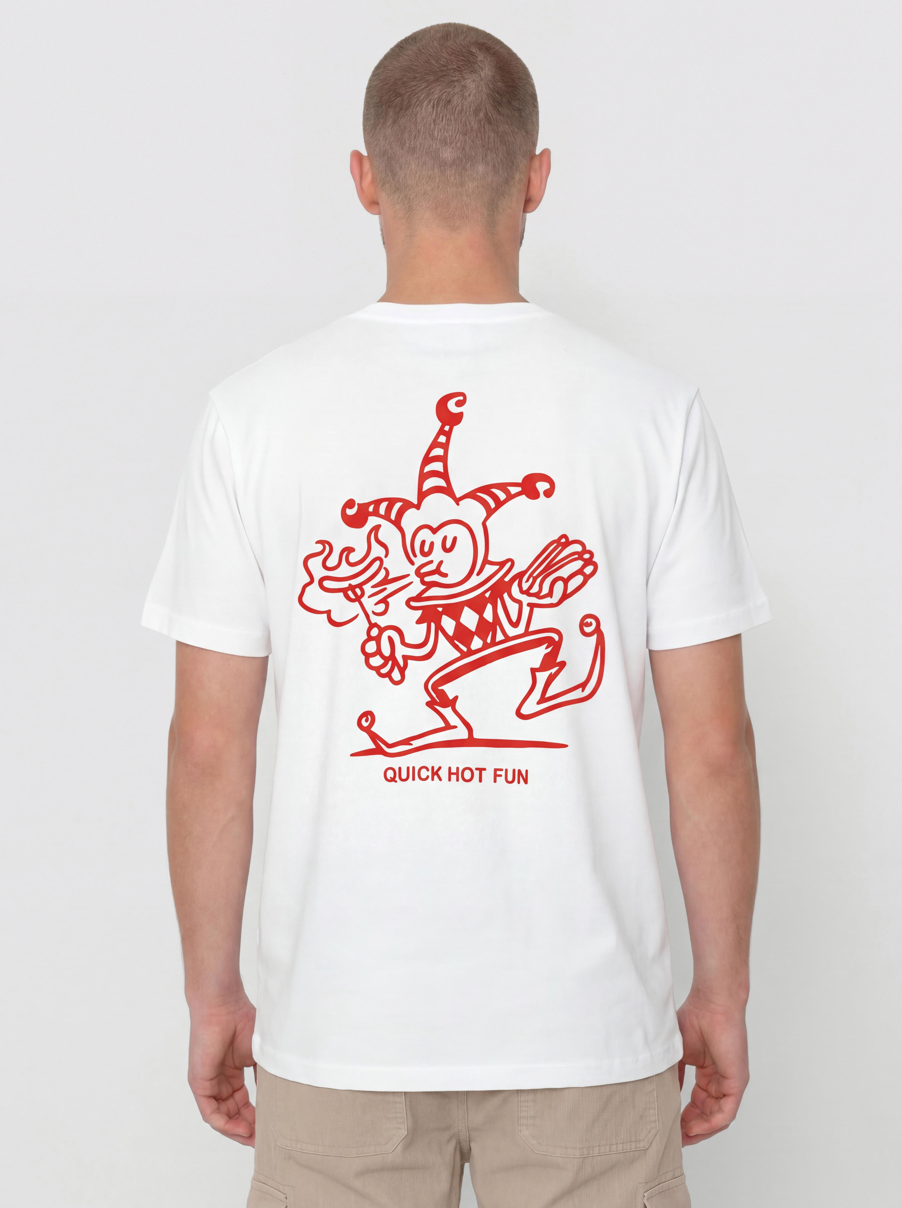 Tričko Carhartt WIP Harlequin BBQ (white)