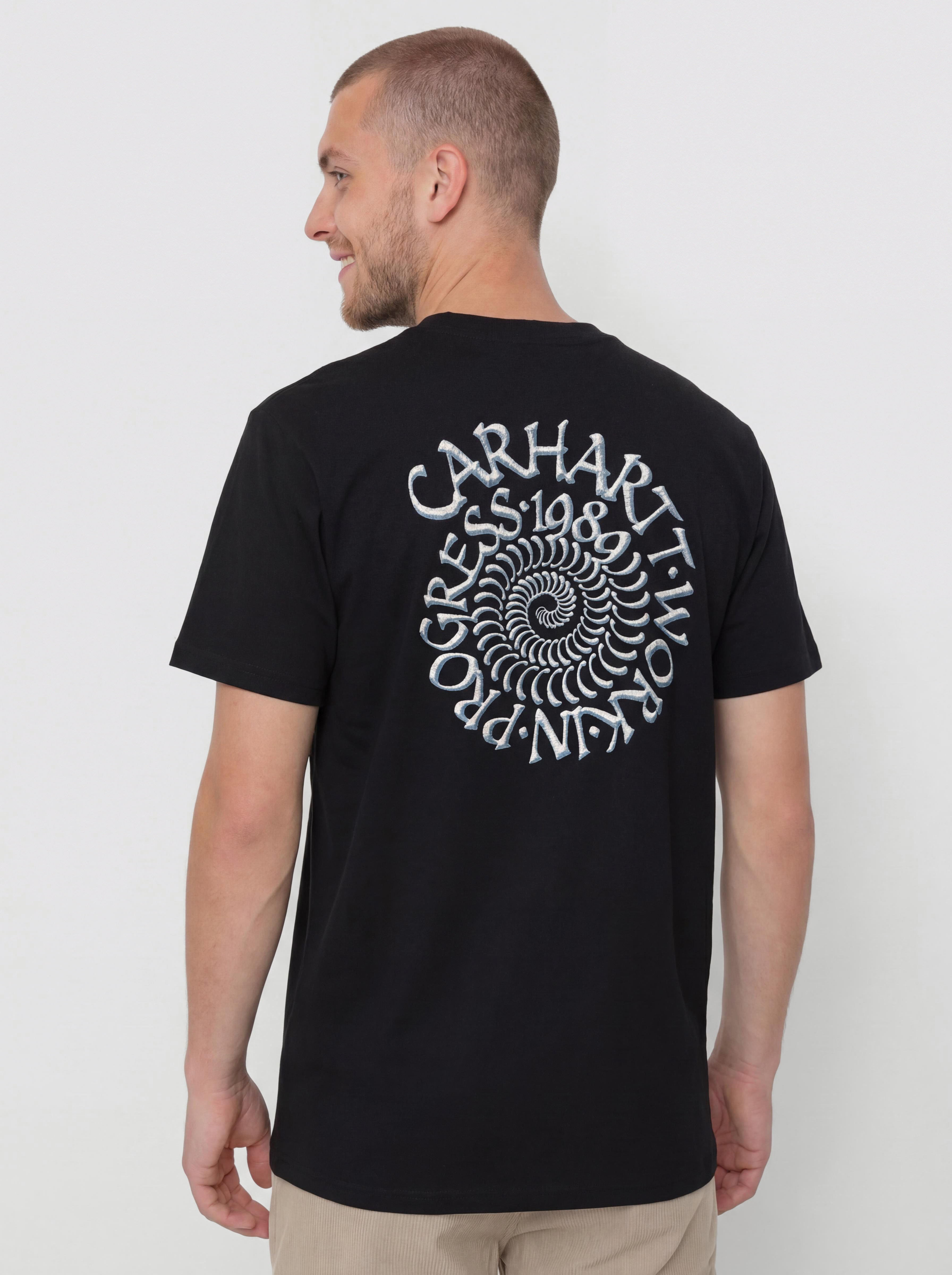 Tričko Carhartt WIP Spirals (black)