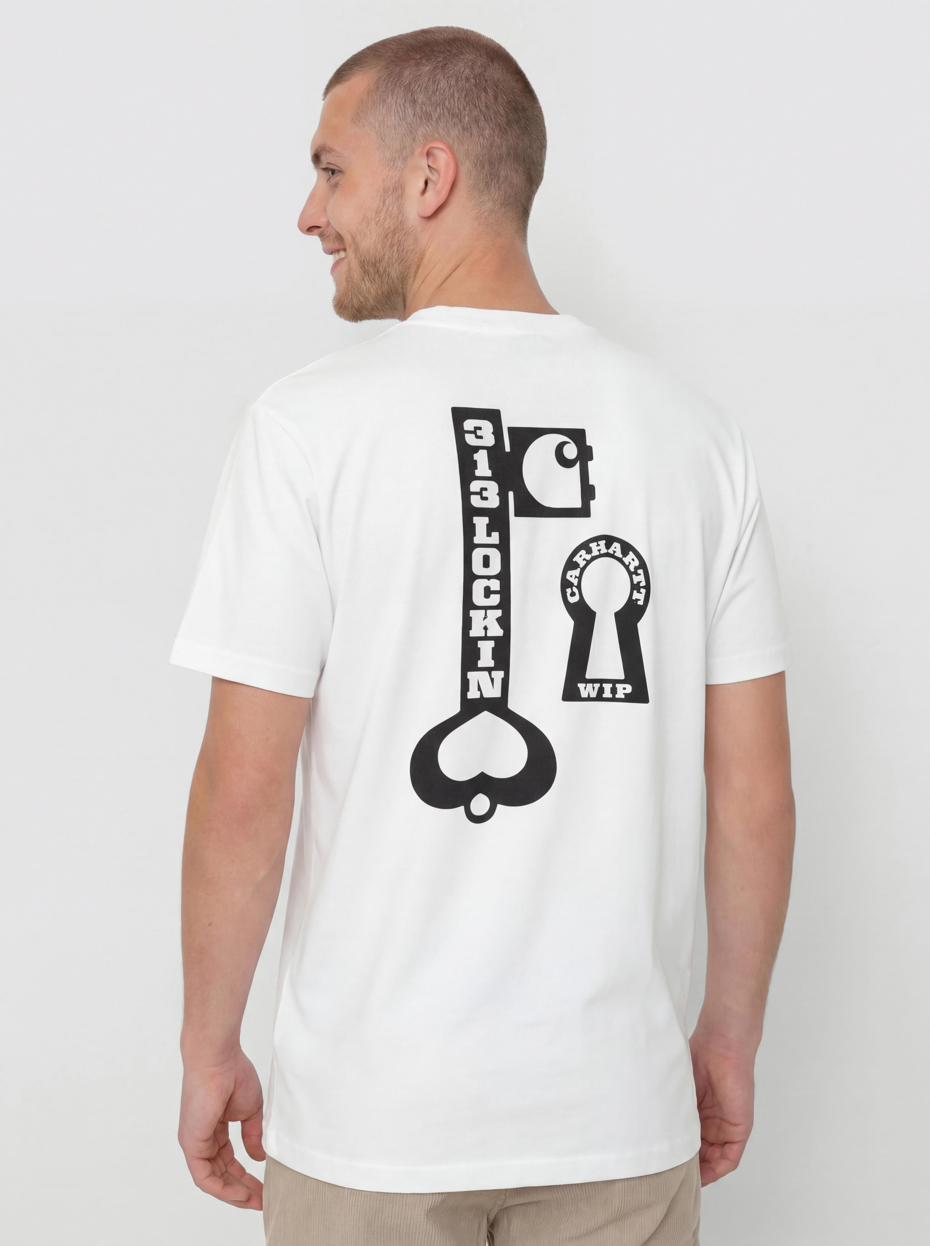 Tričko Carhartt WIP Locked (white)