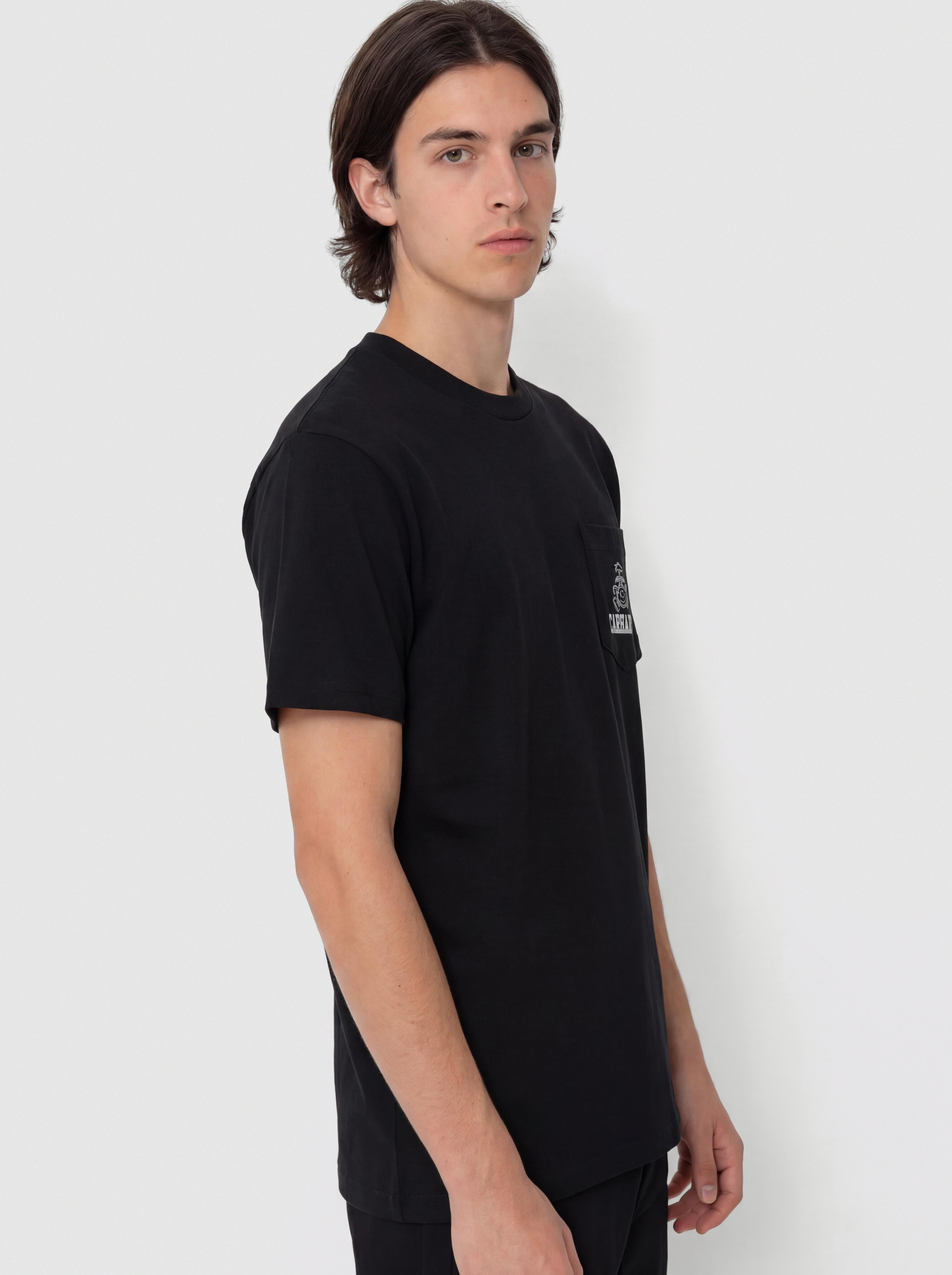 Tričko Carhartt WIP Pond Corps Pocket (black)