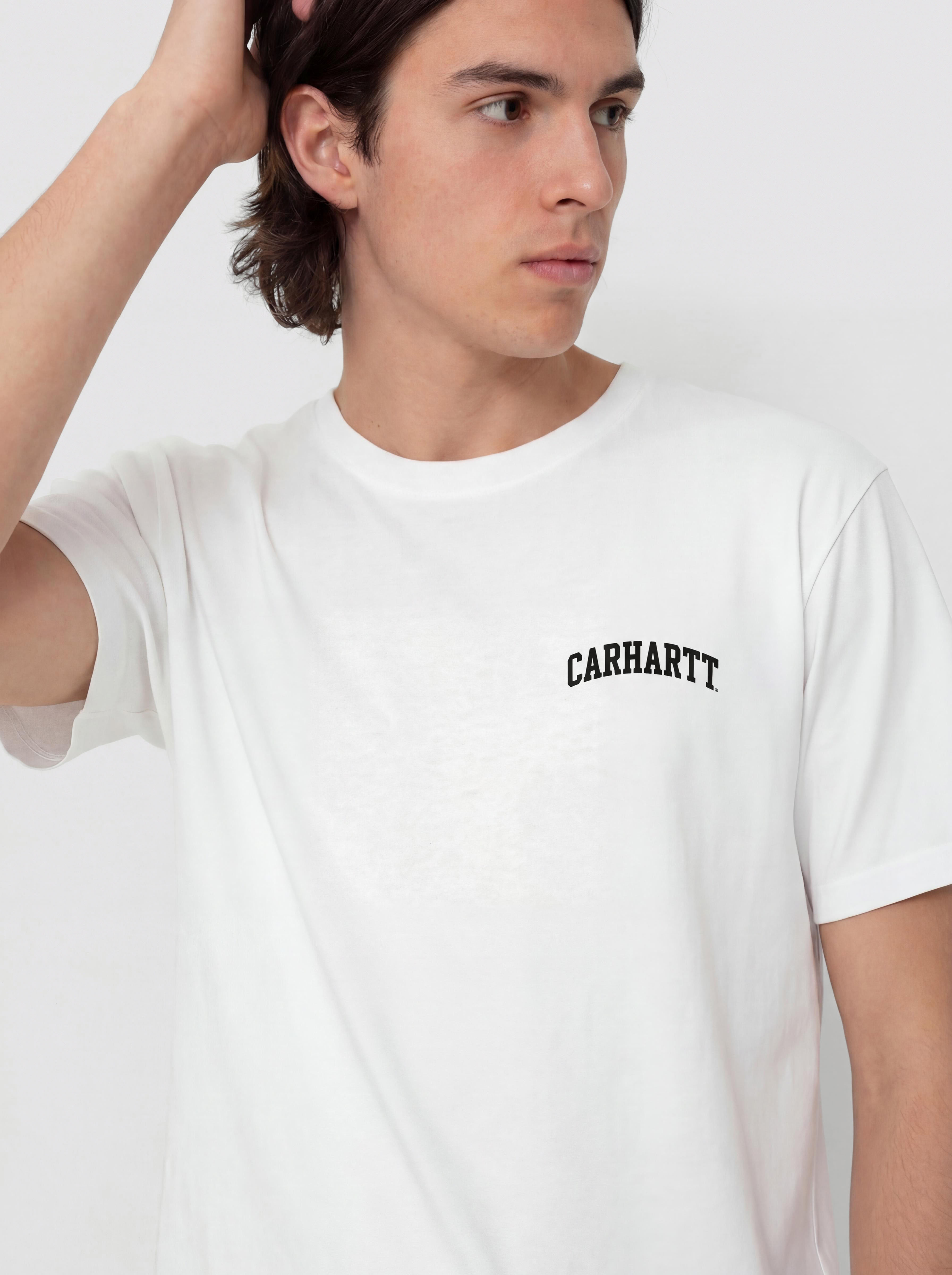 Tričko Carhartt WIP University Script (white/black)