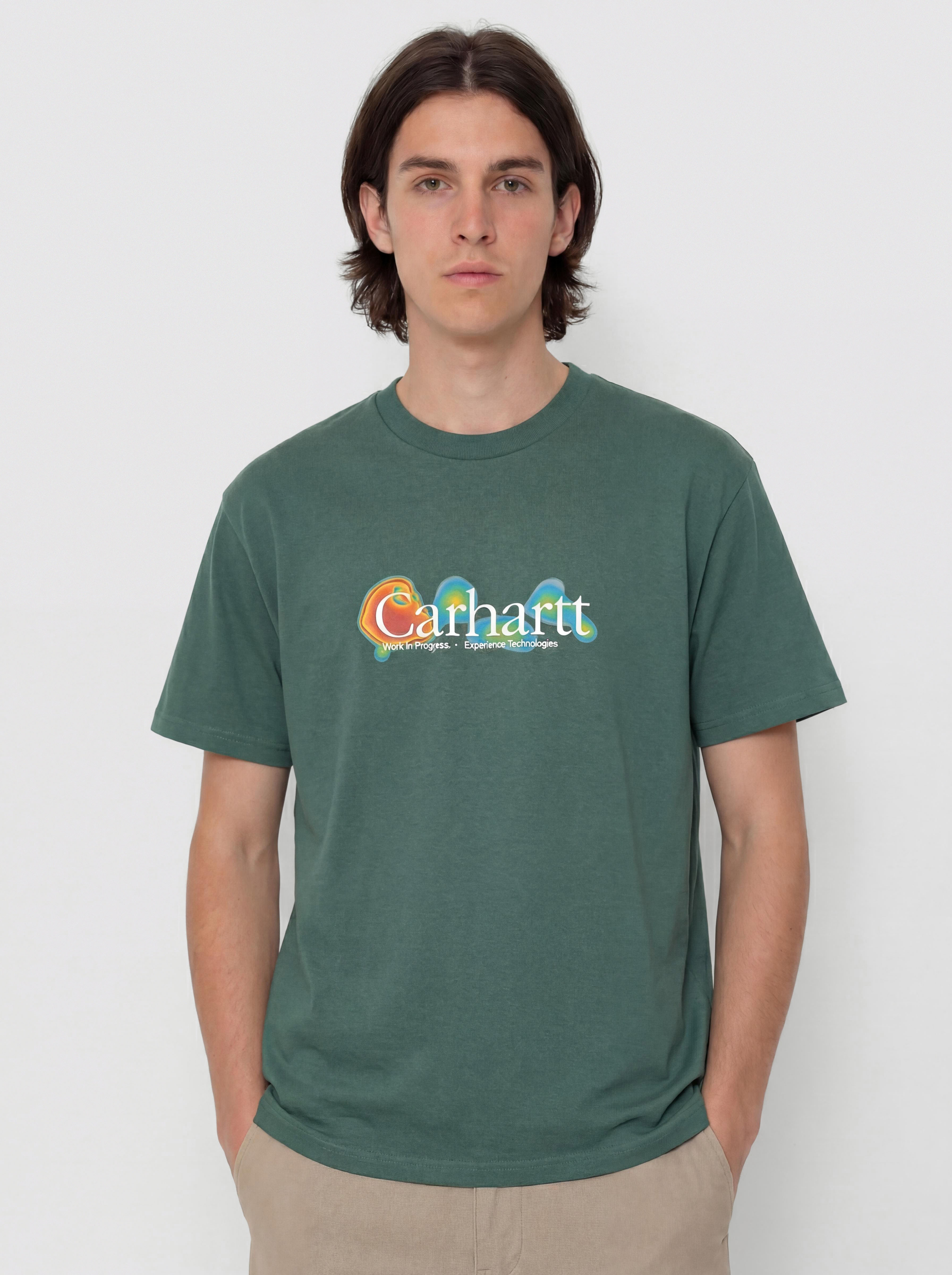 Tričko Carhartt WIP Experiential (silver pine)