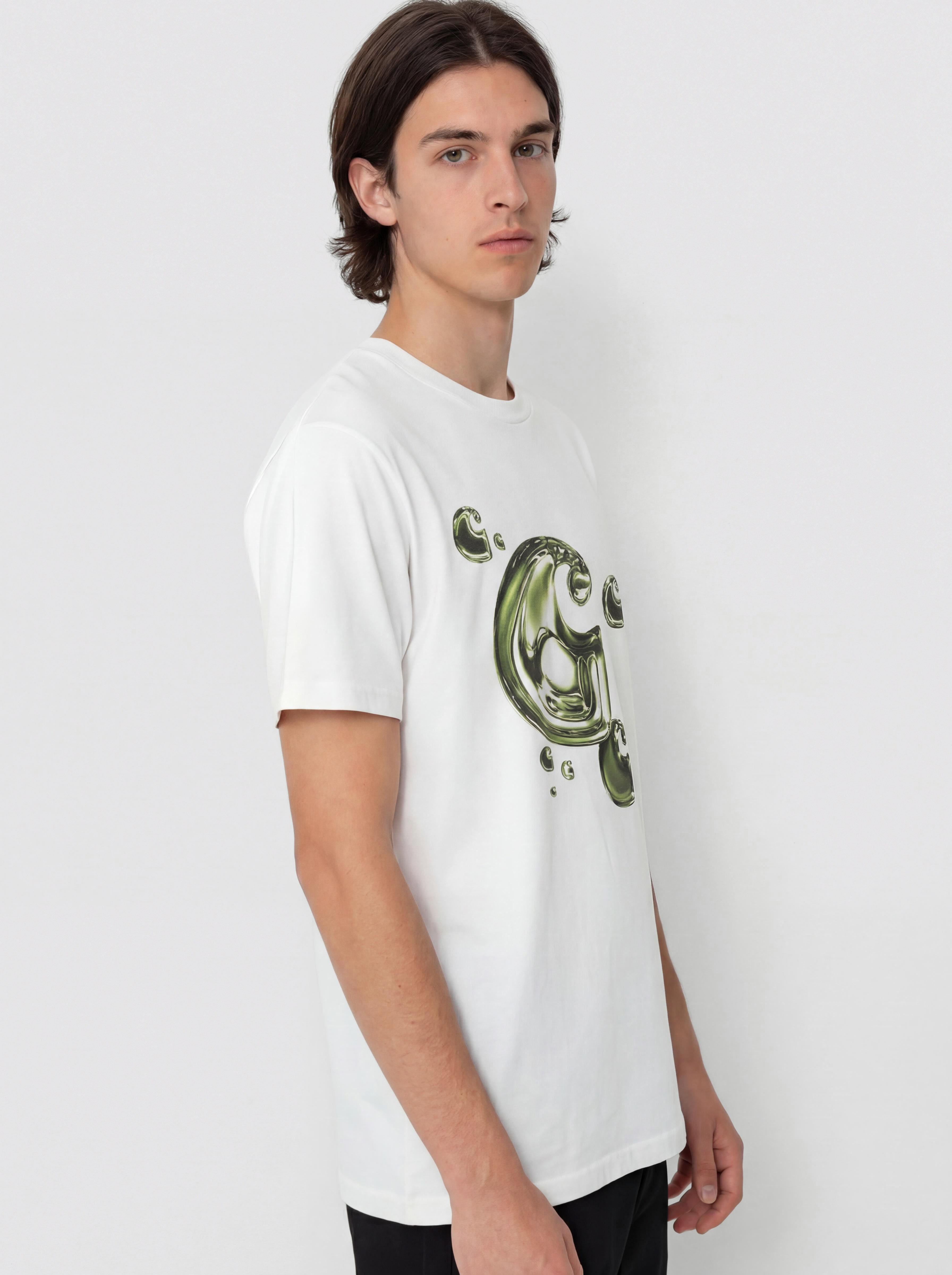Tričko Carhartt WIP Solar Chrome C-Logo (white)