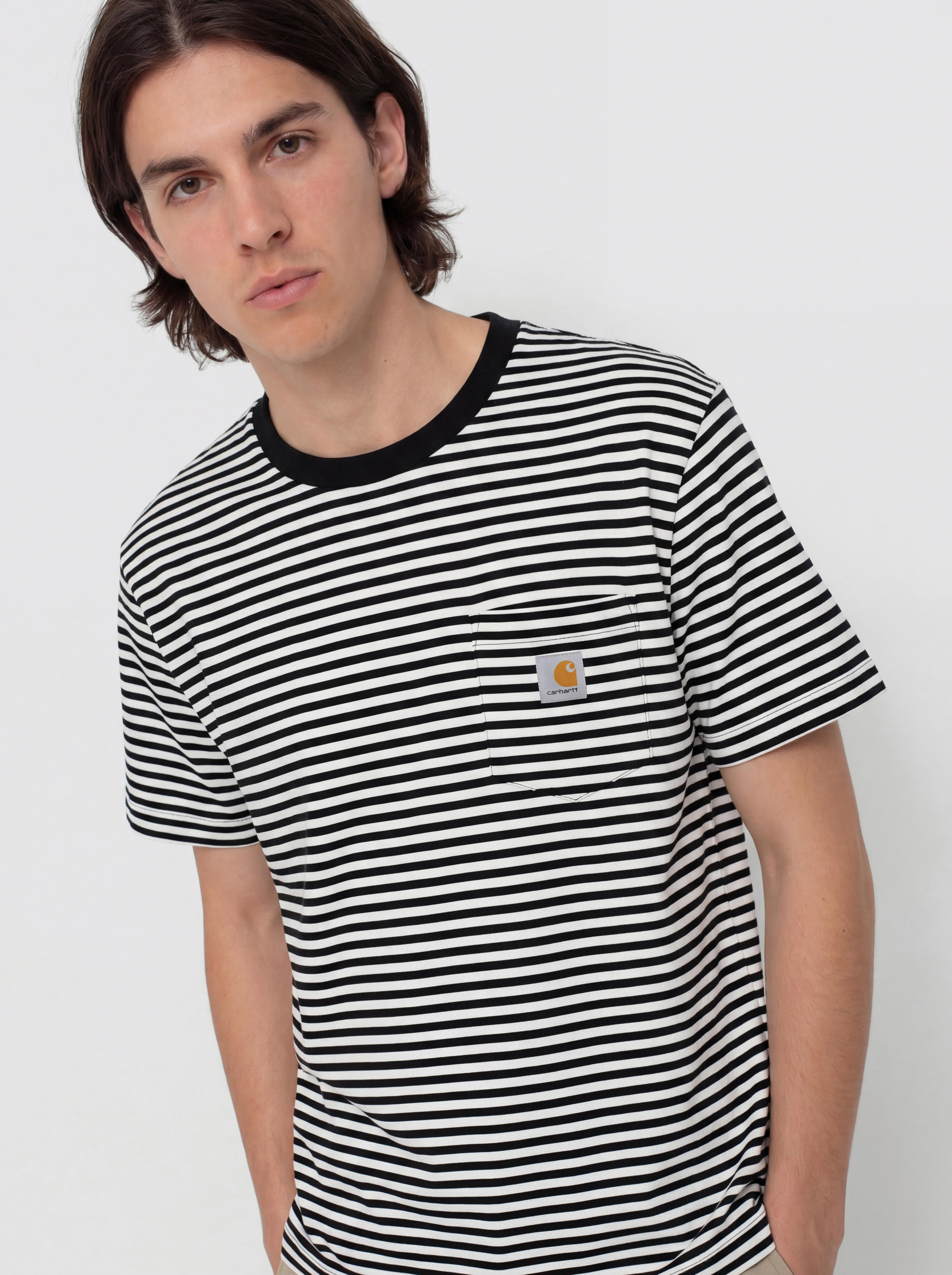 Tričko Carhartt WIP Verner Pocket (verner stripe/black/wax)