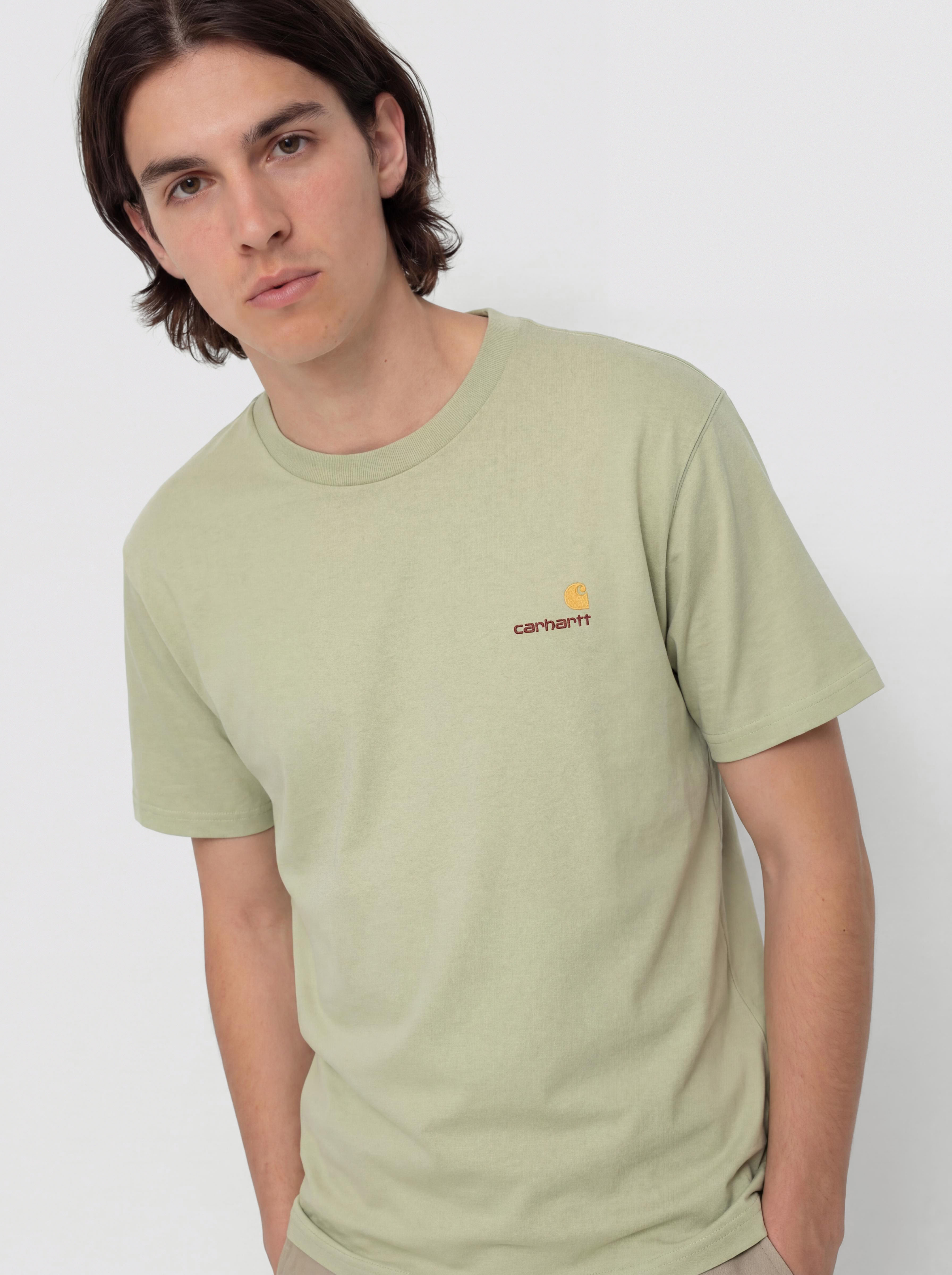 Tričko Carhartt WIP American Script (pale olive)