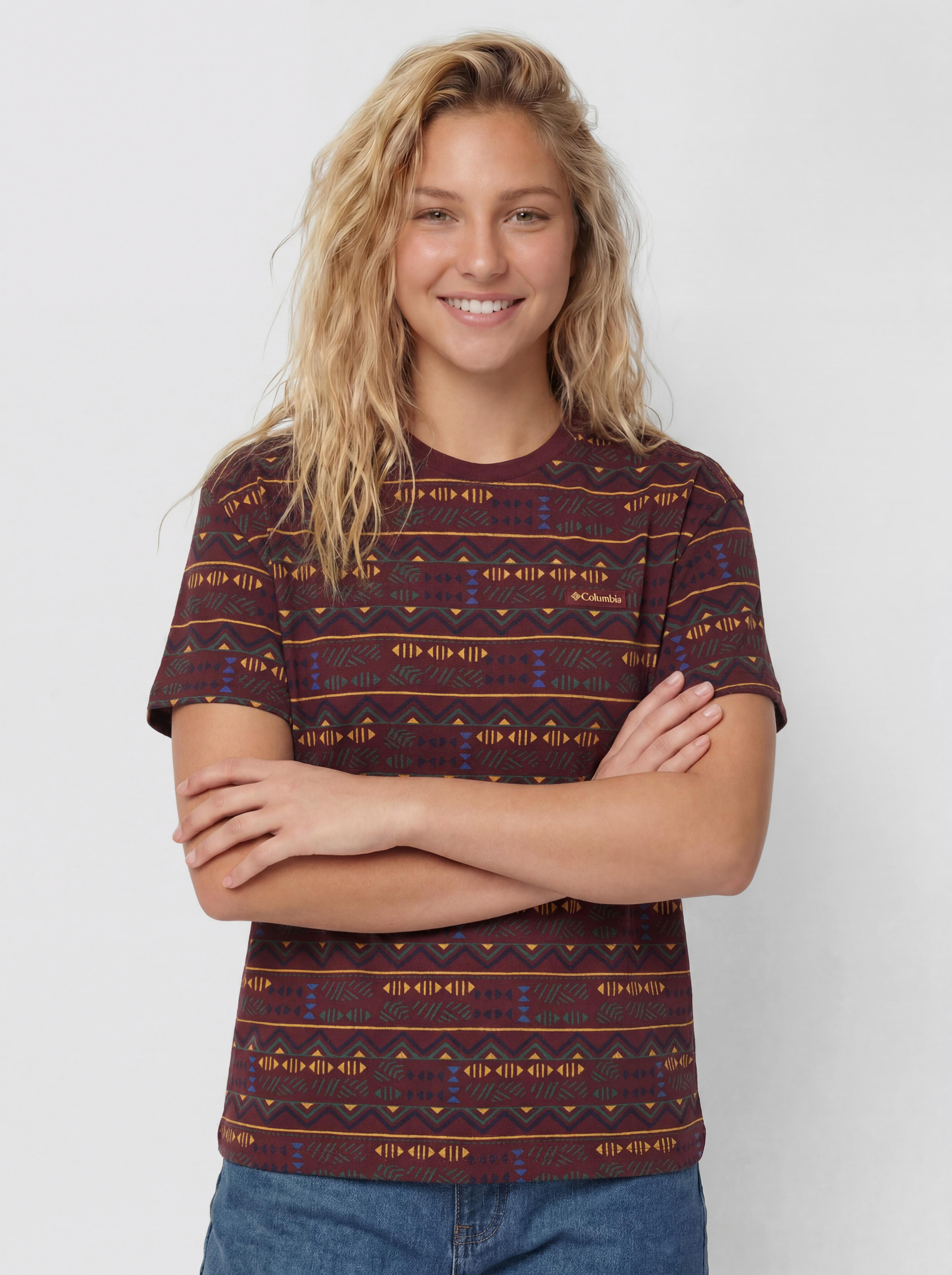 Tričko Columbia Sequoia Grove (rich wine/horizons)