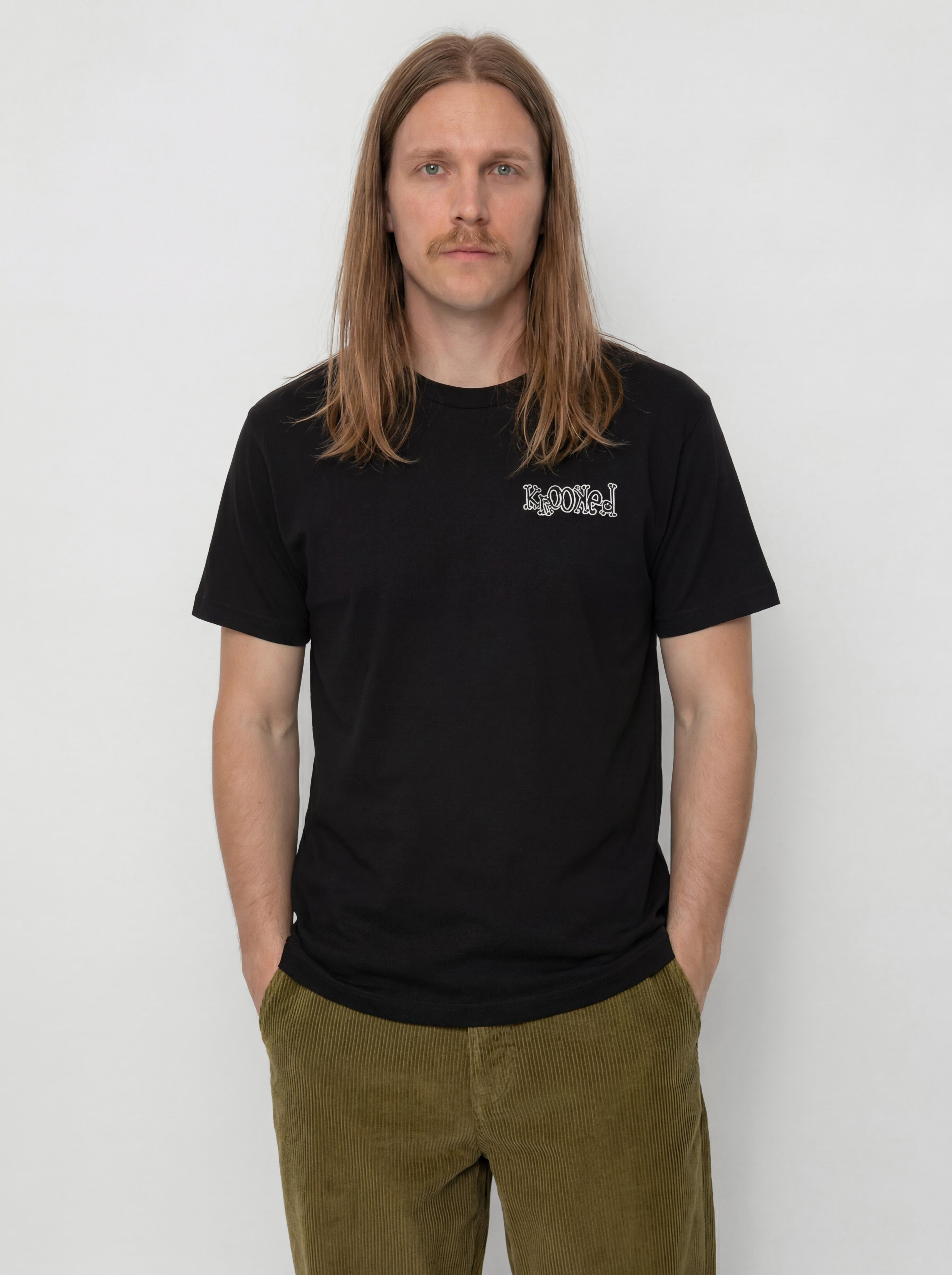 Tričko Krooked No Monsters (black)