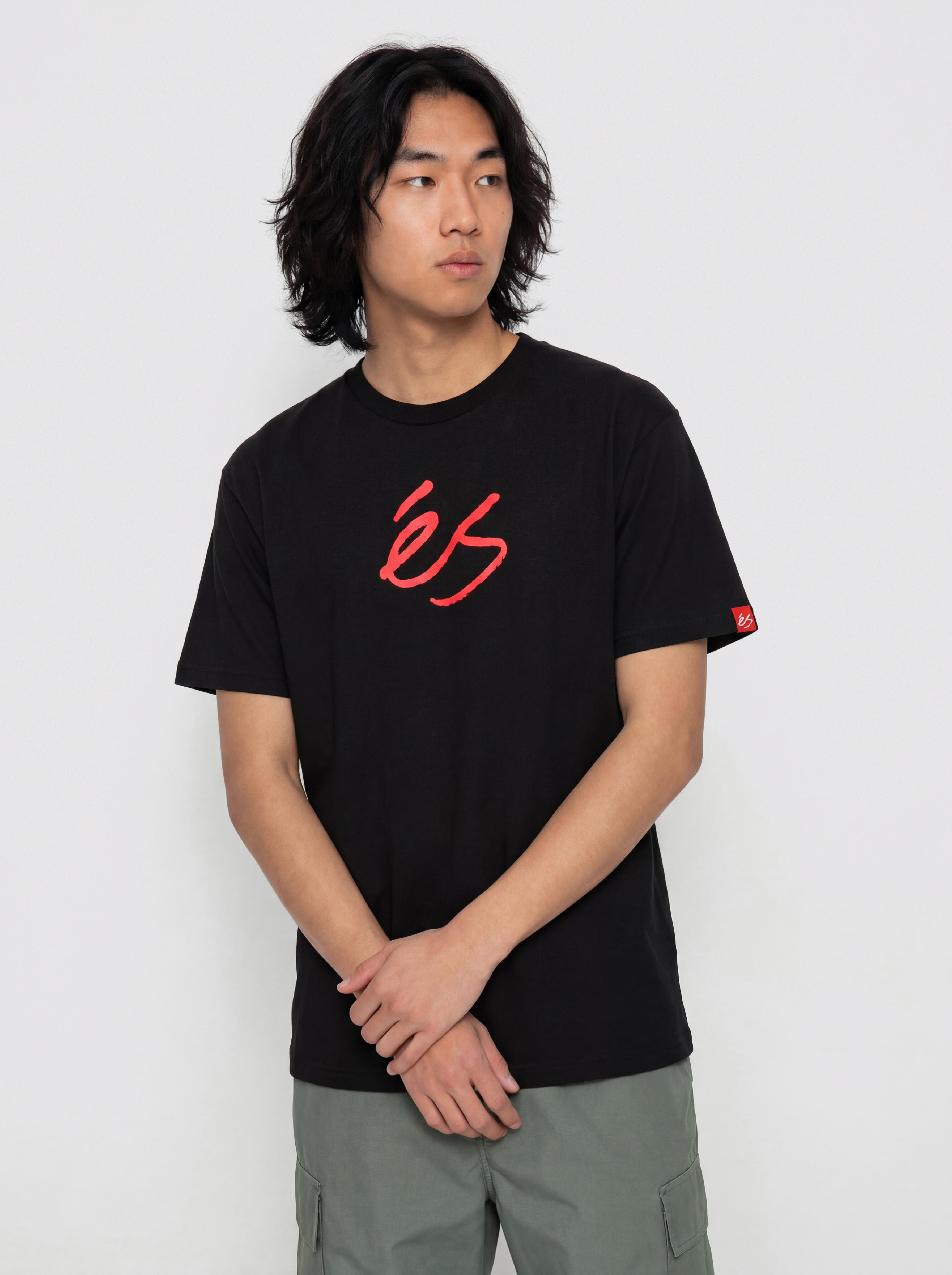 Tričko eS Scrip Mid (black)