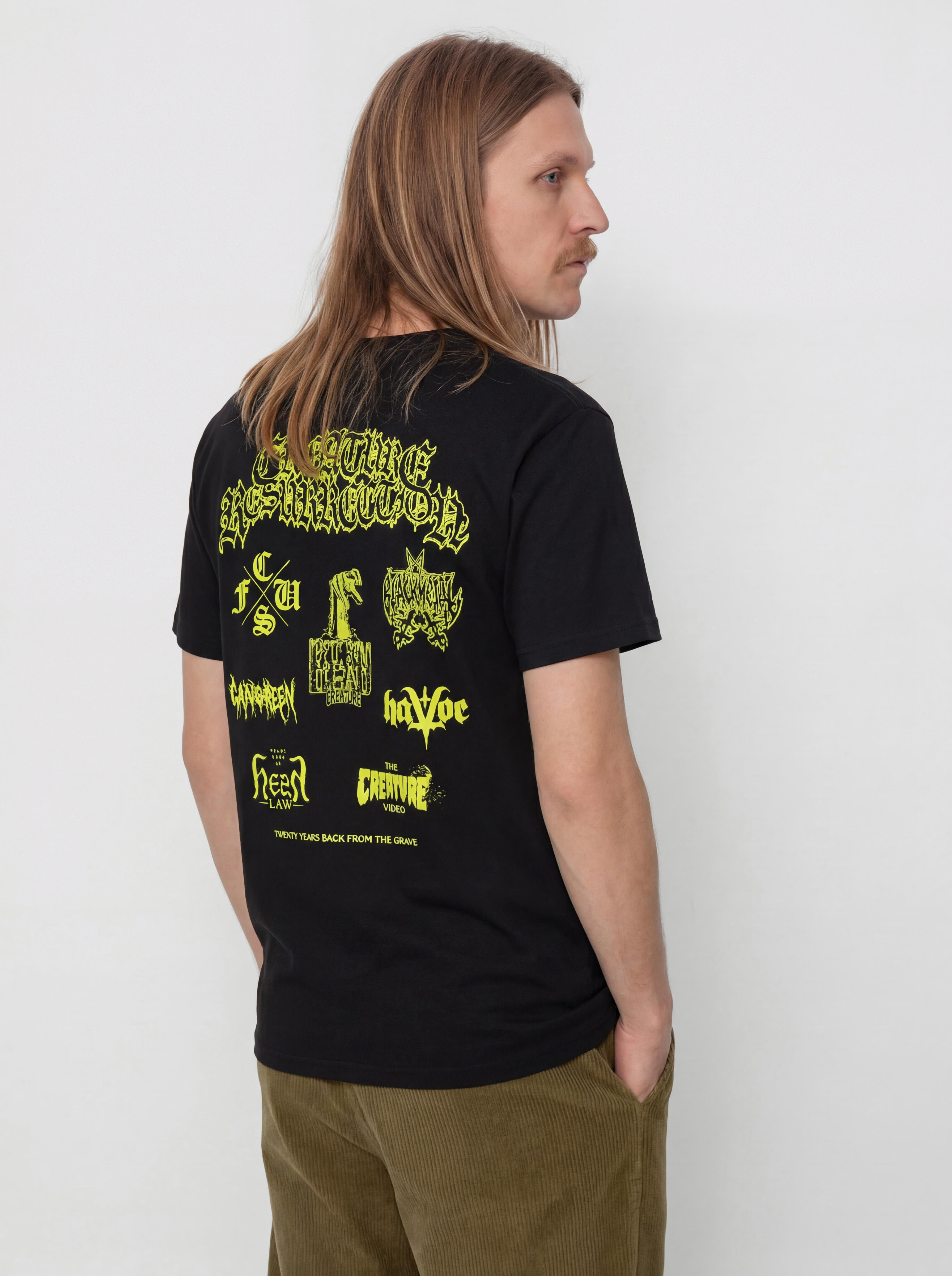 Tričko Creature Resurrection Xx (black)