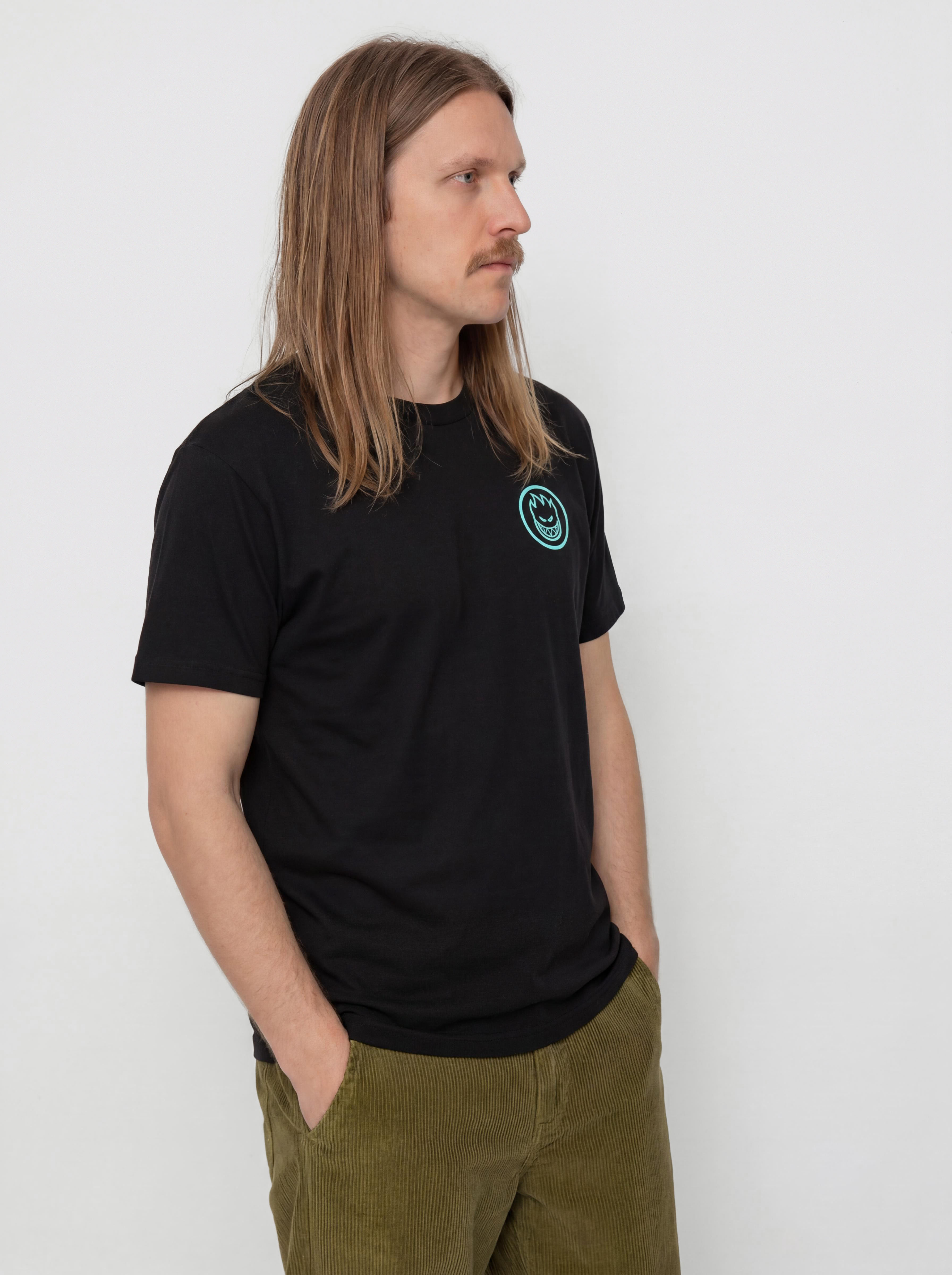 Tričko Spitfire Radioactive Classic Swirl (black)