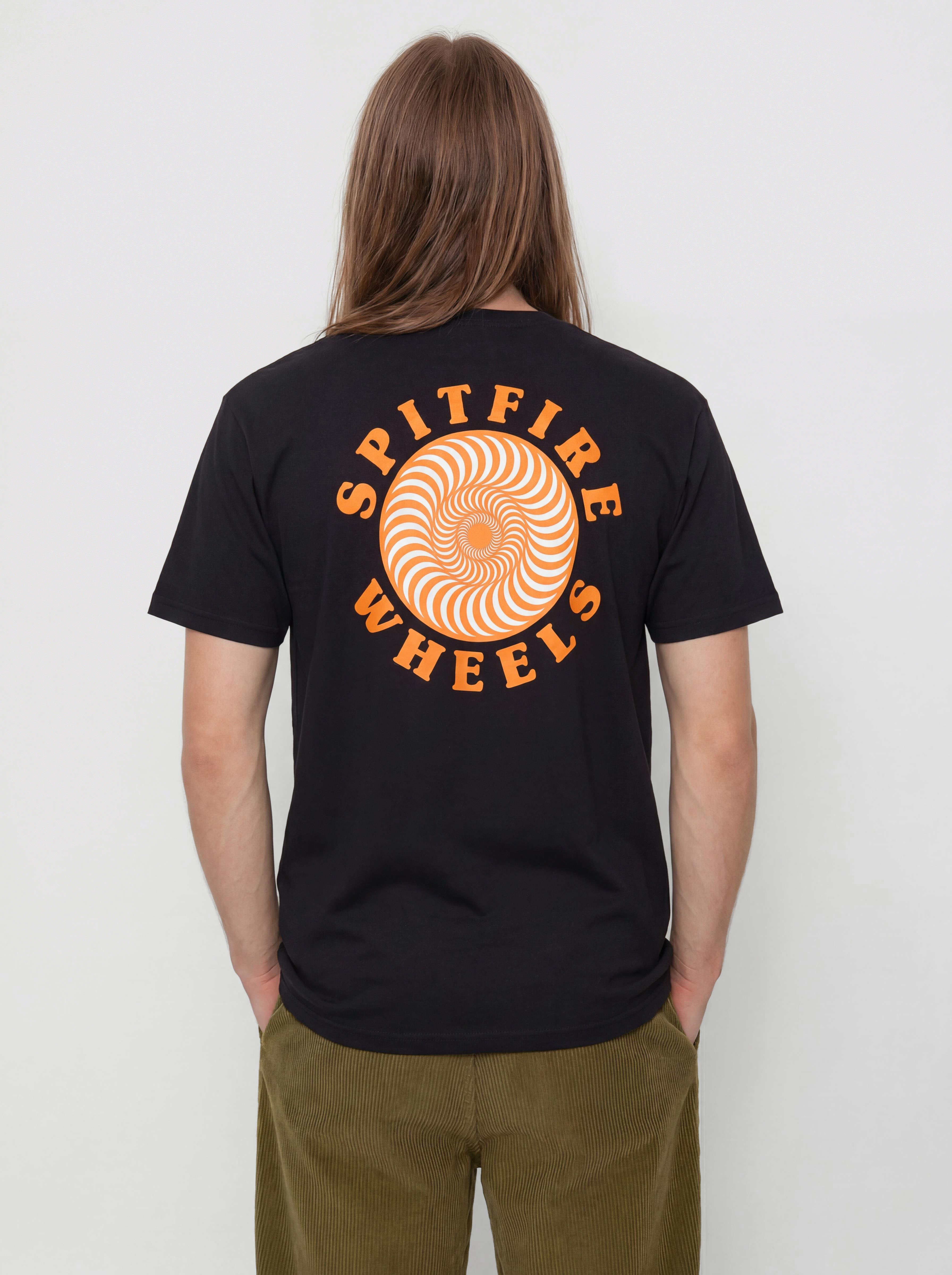 Tričko Spitfire Og Classic Fill (black/orange/white)