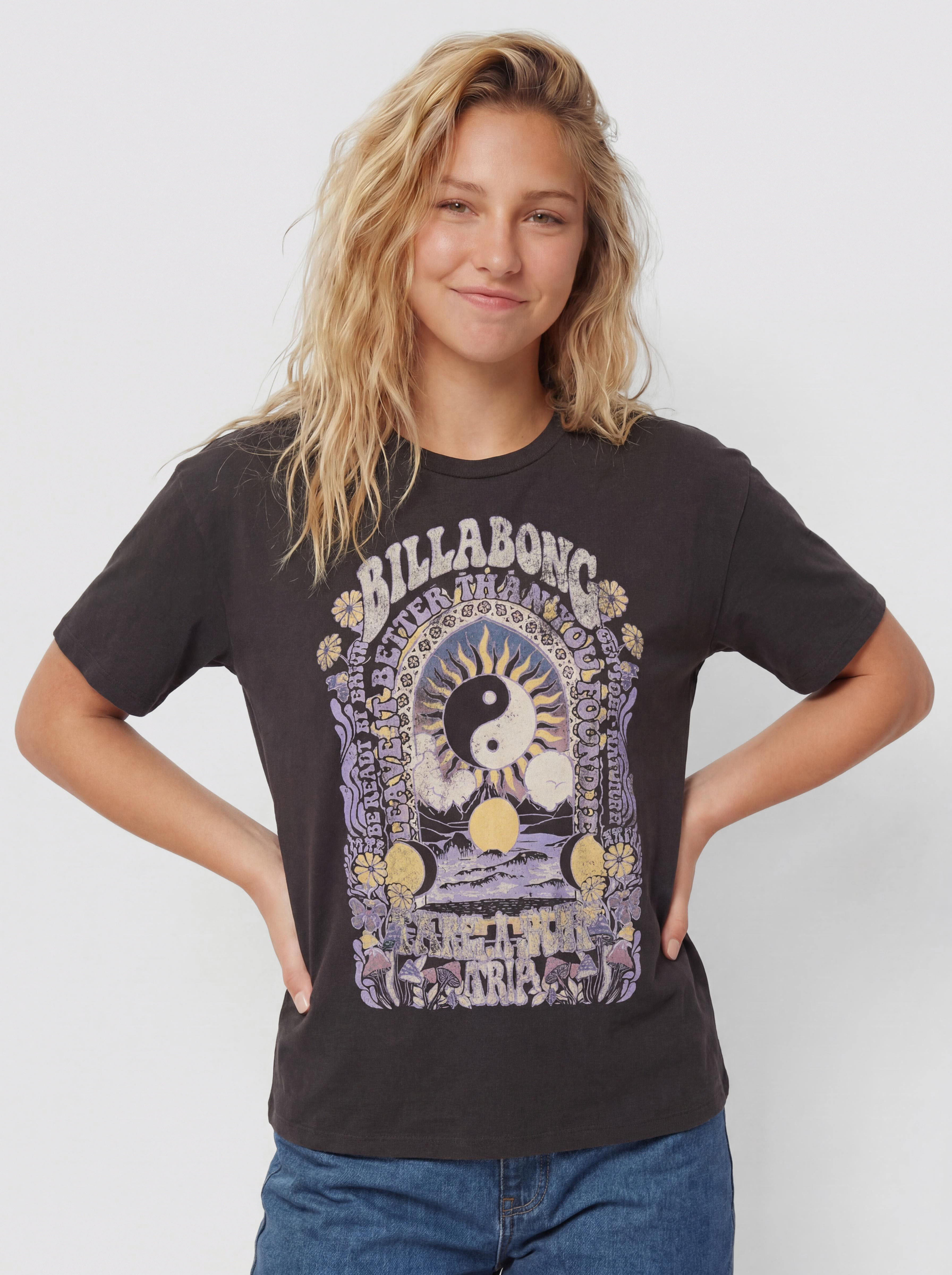 Tričko Billabong Surf Trip Wmn (off black)