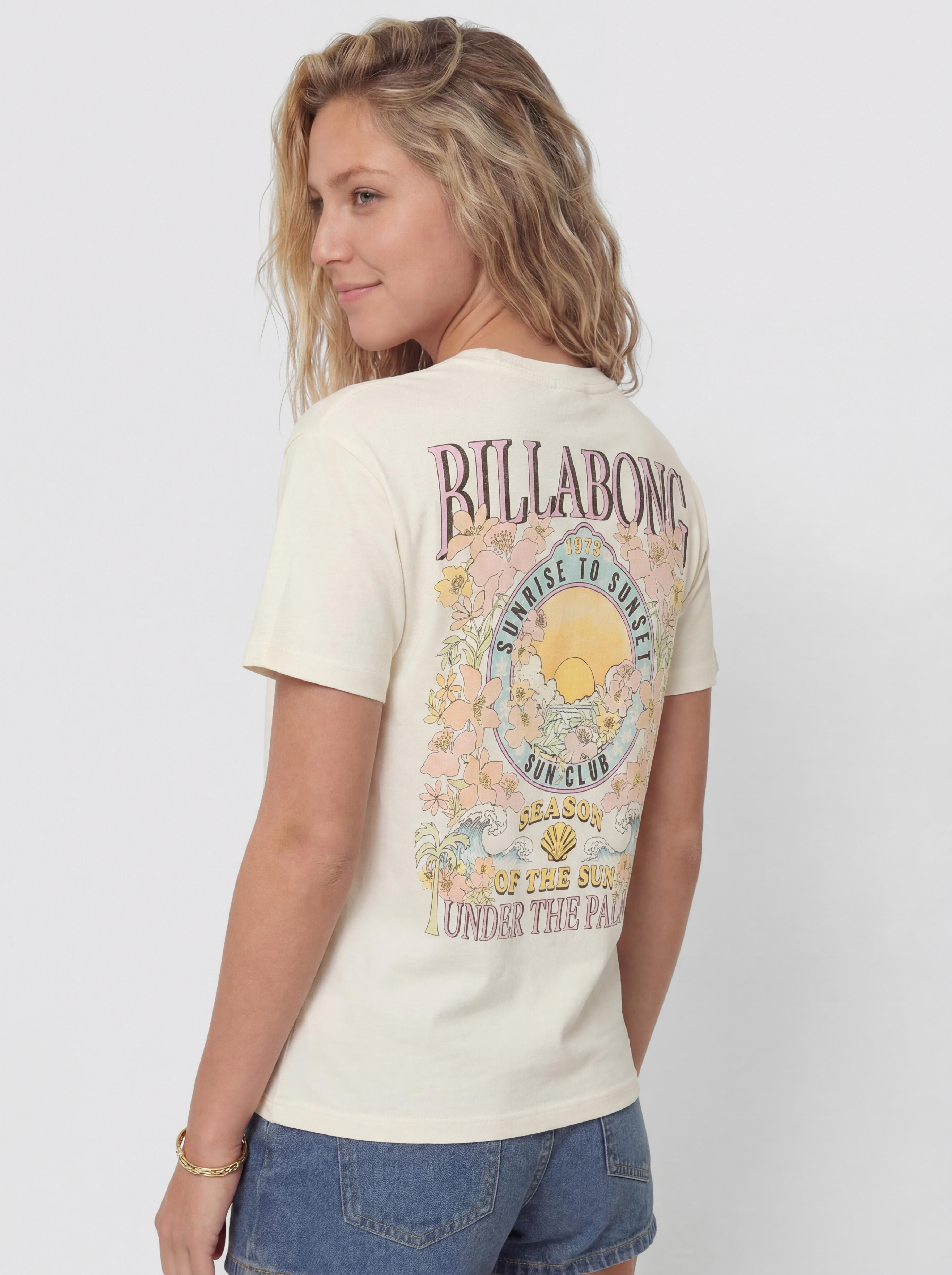 Tričko Billabong Floral Rocker Wmn (salt crystal)