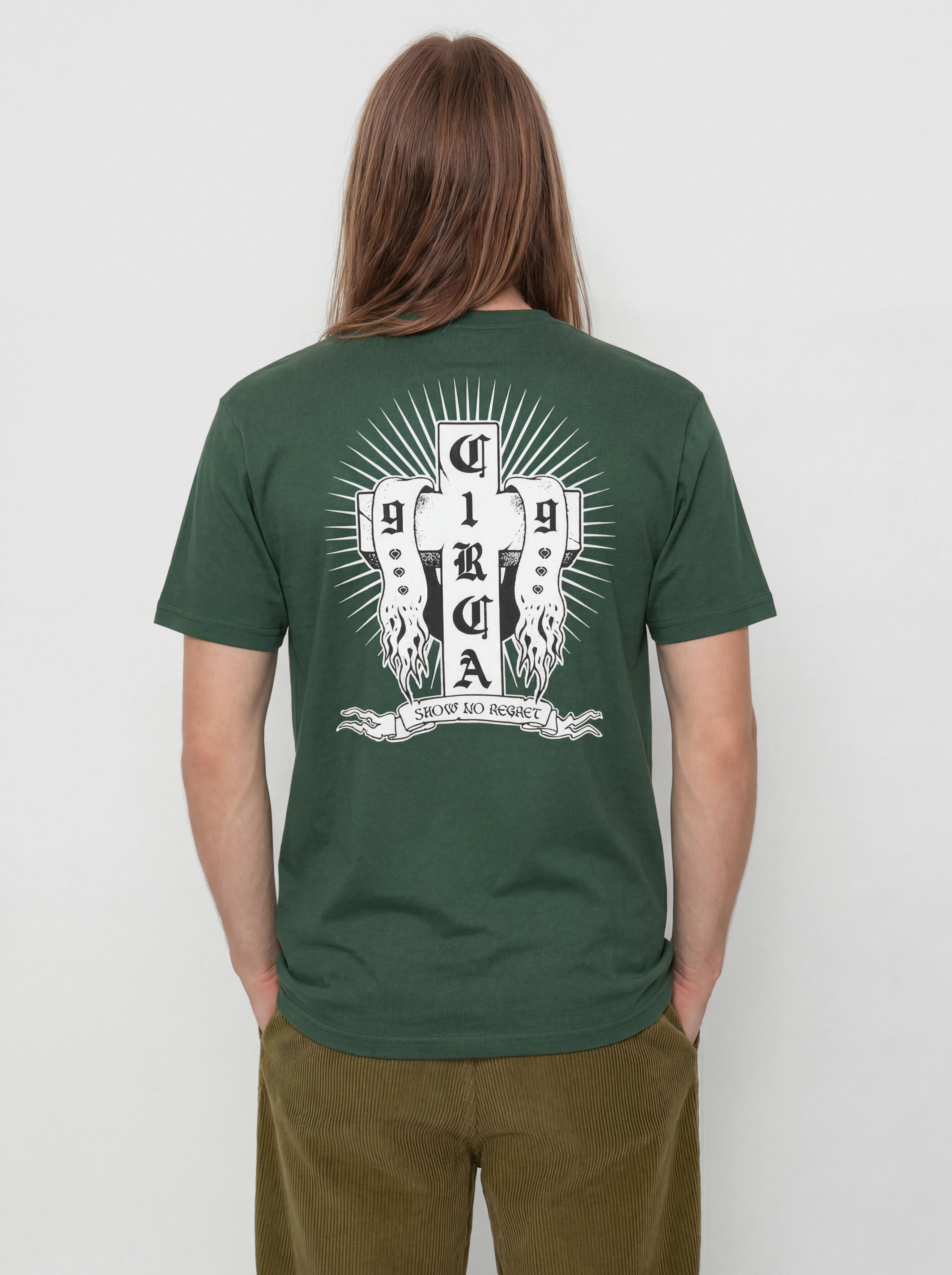 Tričko Circa No Regret (bottle green)