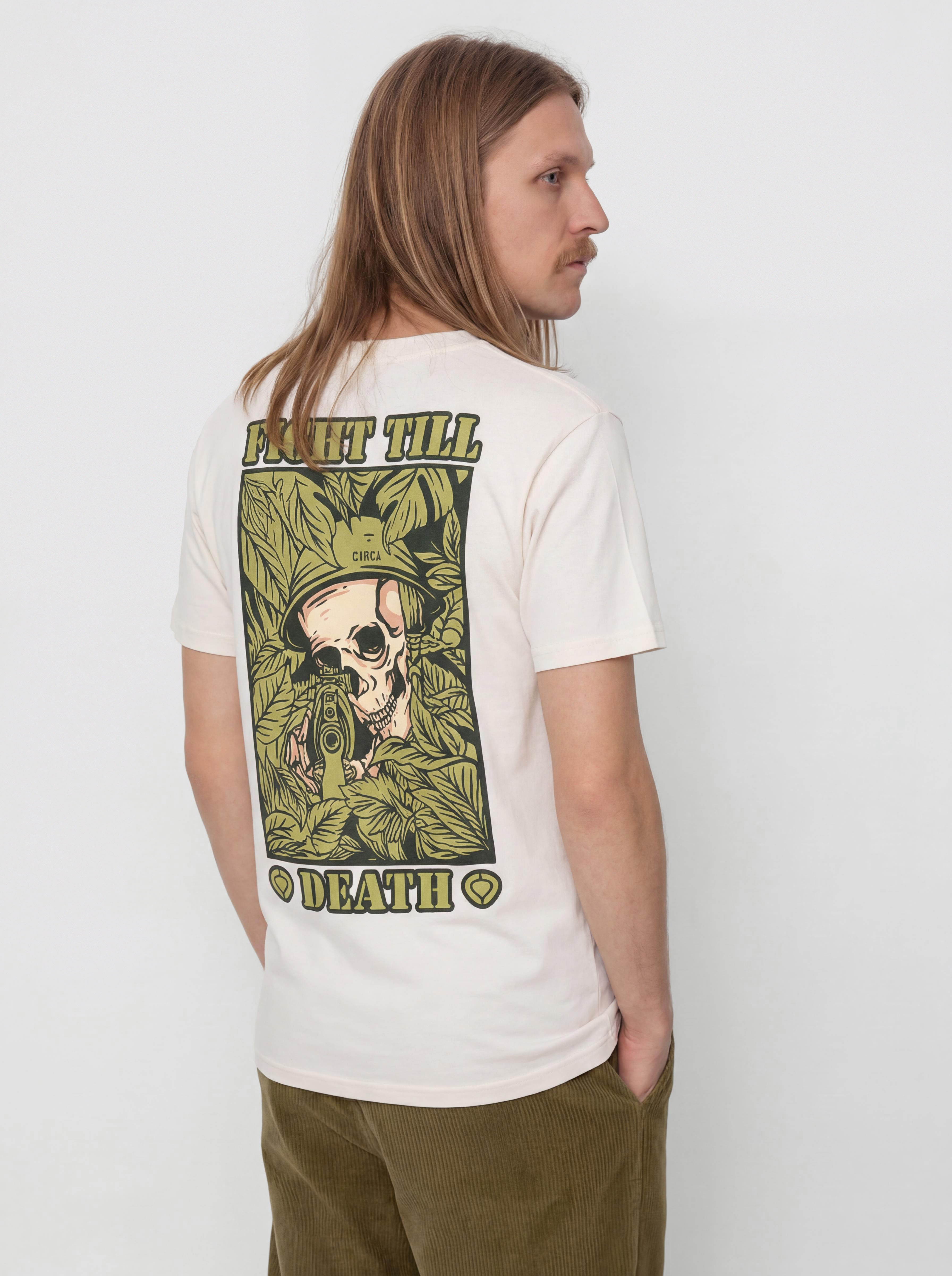 Tričko Circa Till Death (vintage white)