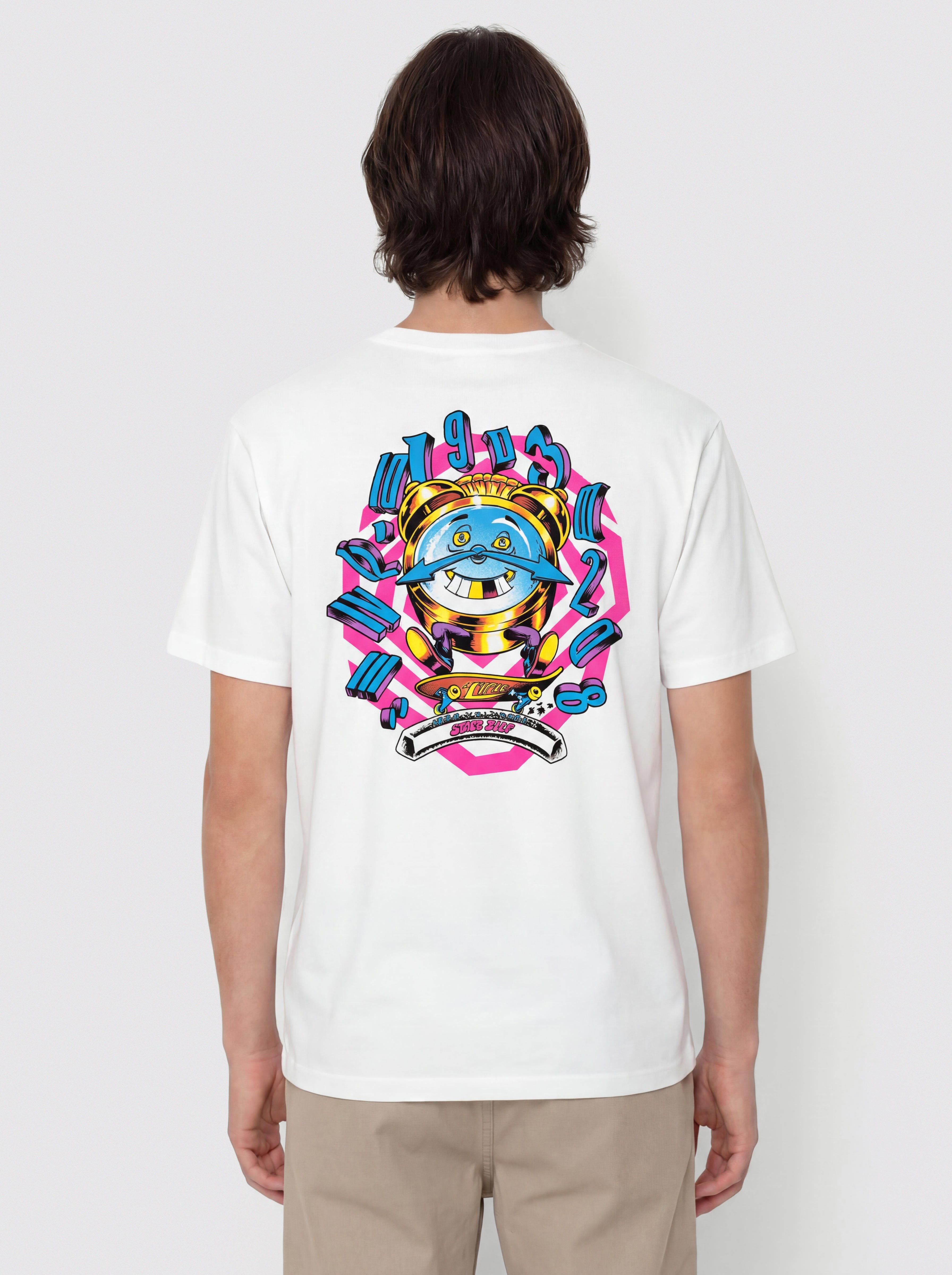 Tričko Santa Cruz Grabke All Around Stack (white)