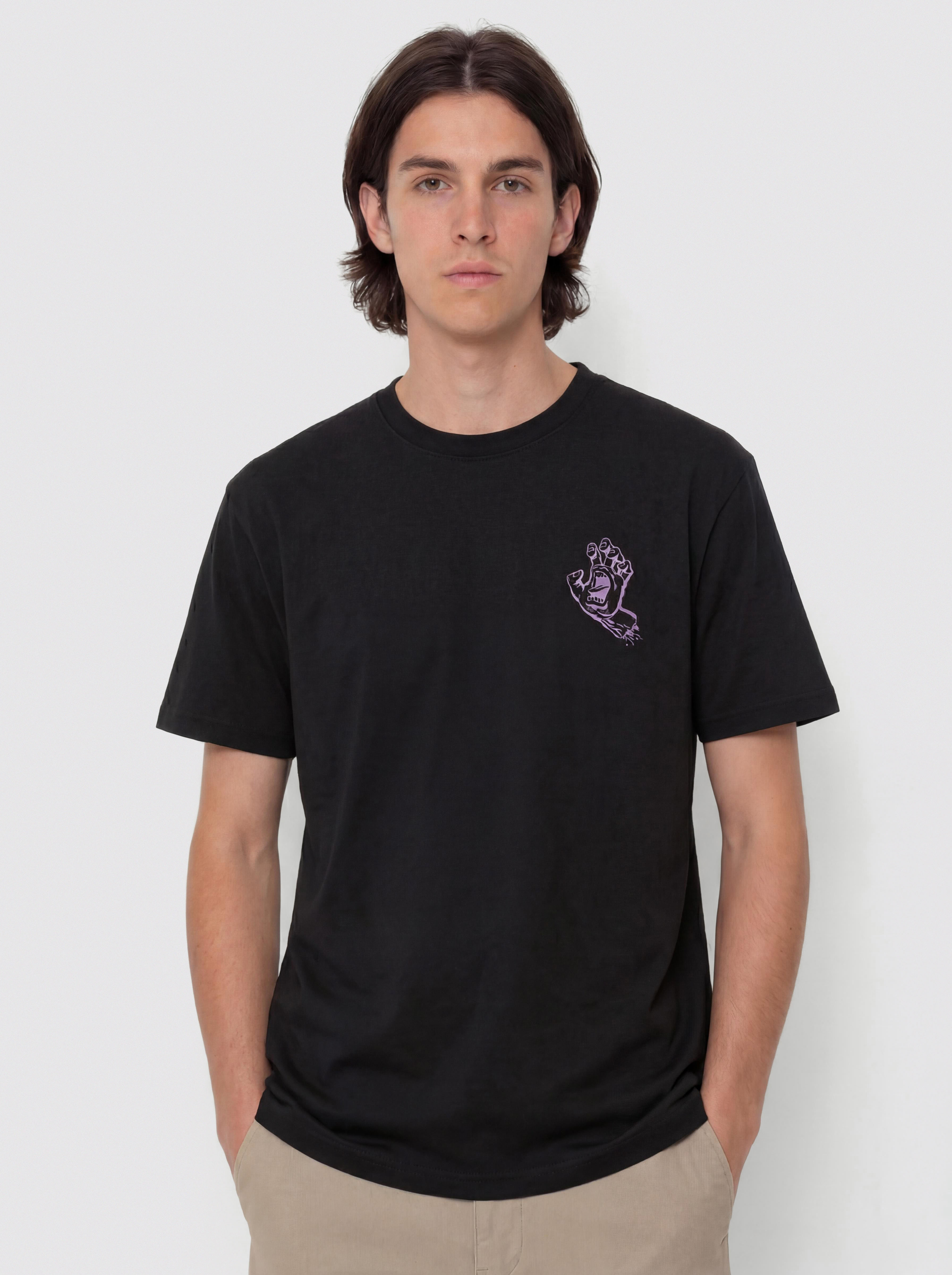 Tričko Santa Cruz Stamped Screaming Hand (black)