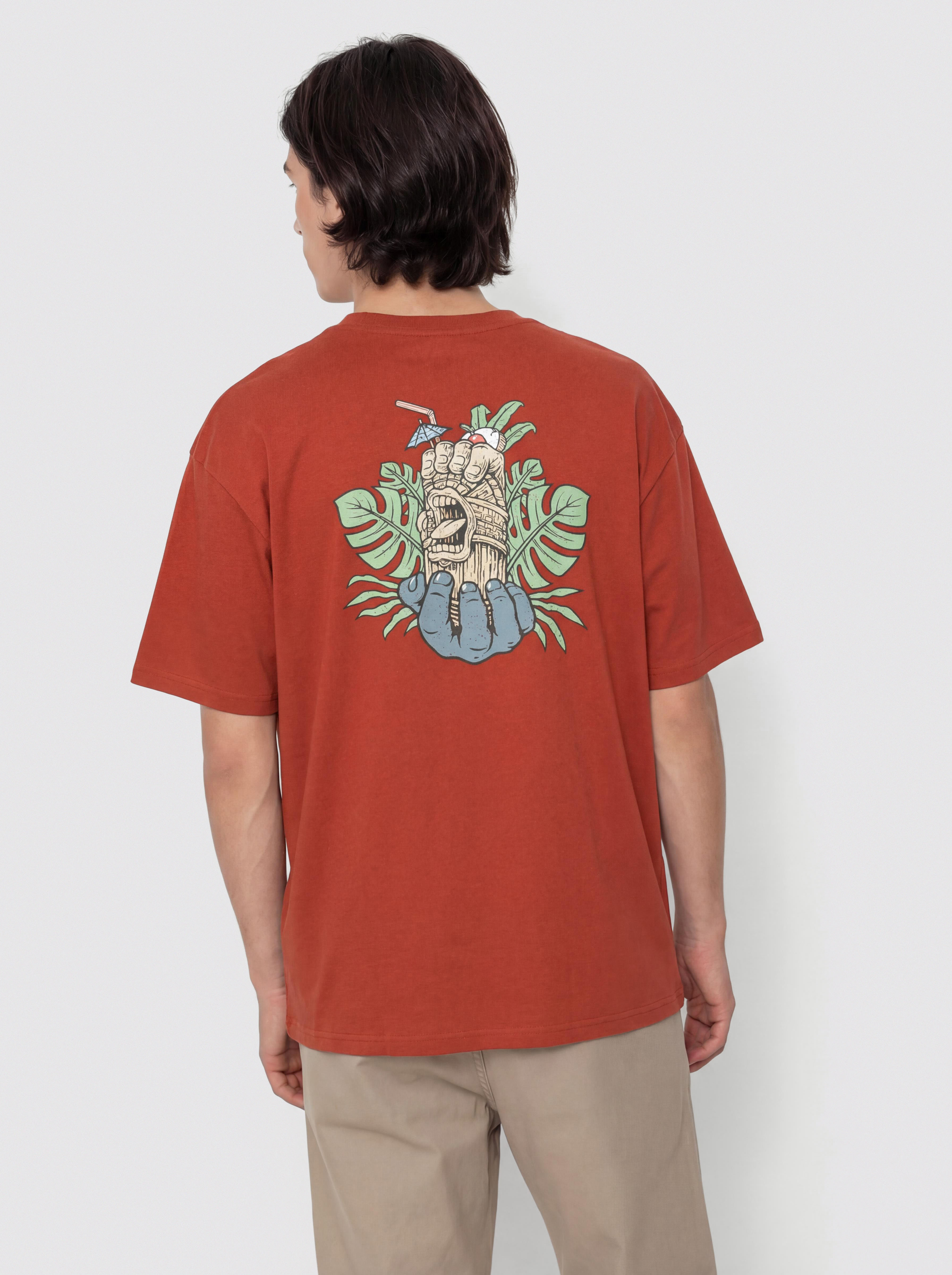 Tričko Santa Cruz Tiki Hand Strip