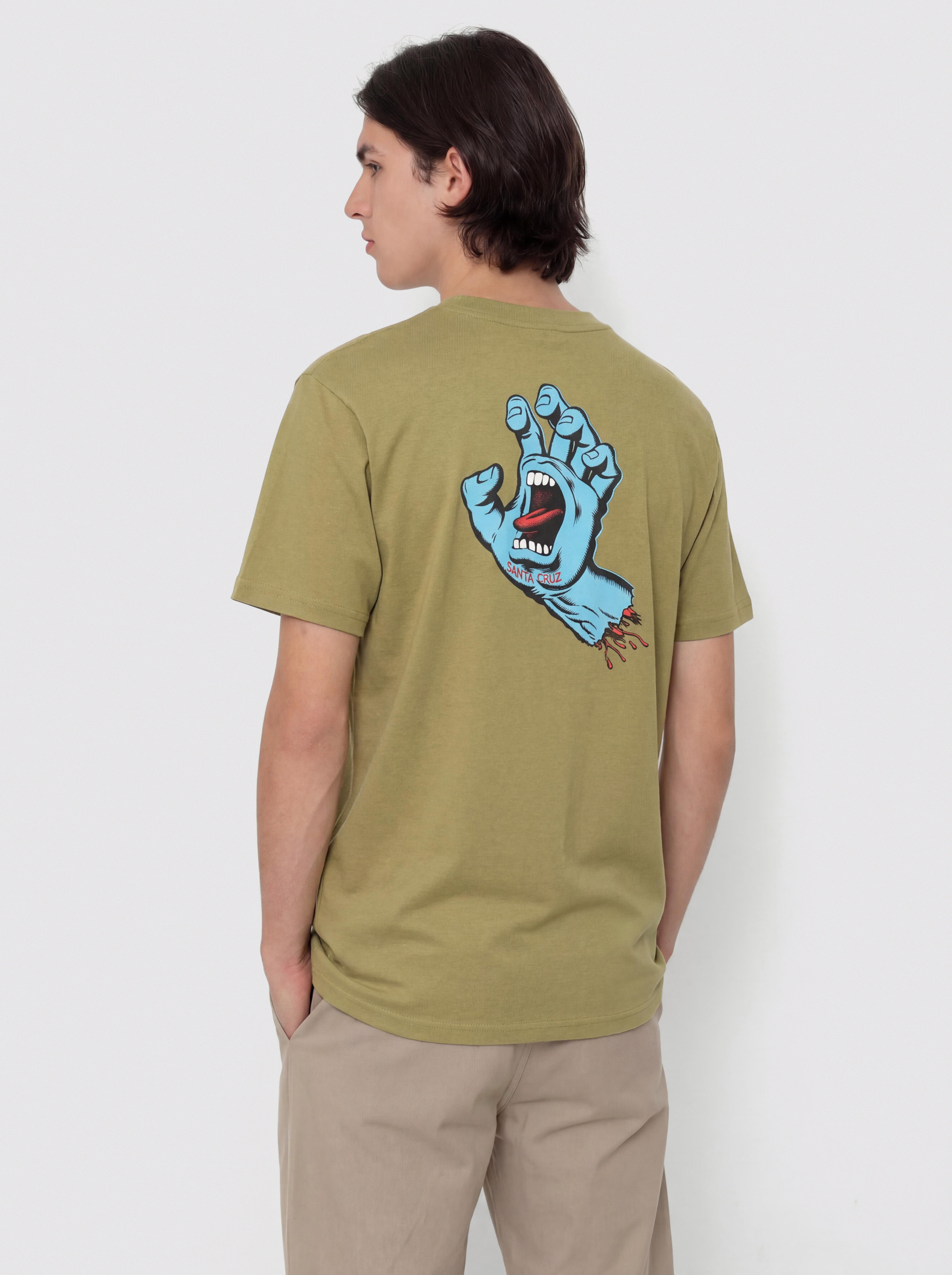 Tričko Santa Cruz Screaming Hand Chest (iguana)