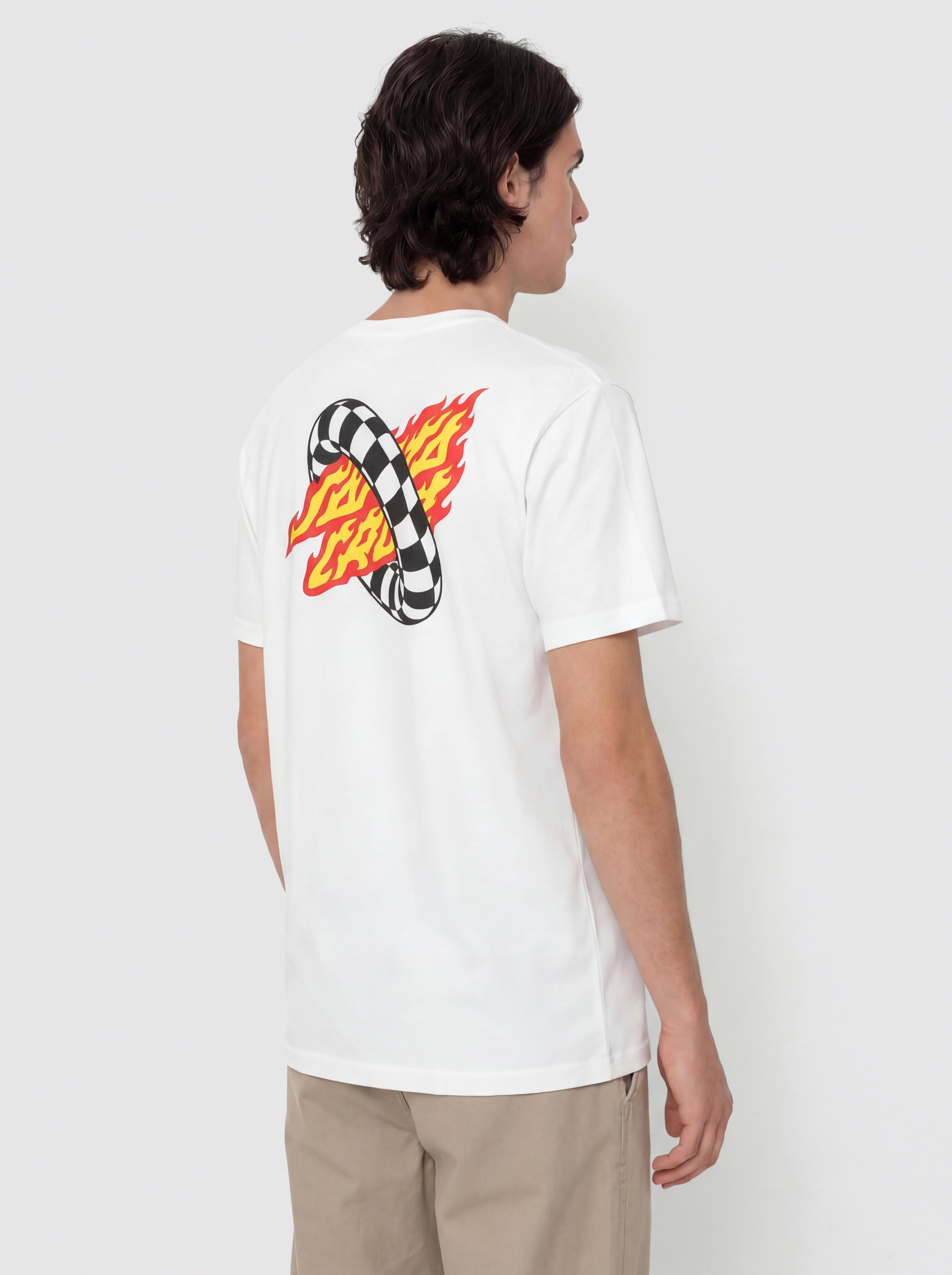 Tričko Santa Cruz Goal Flame (white)