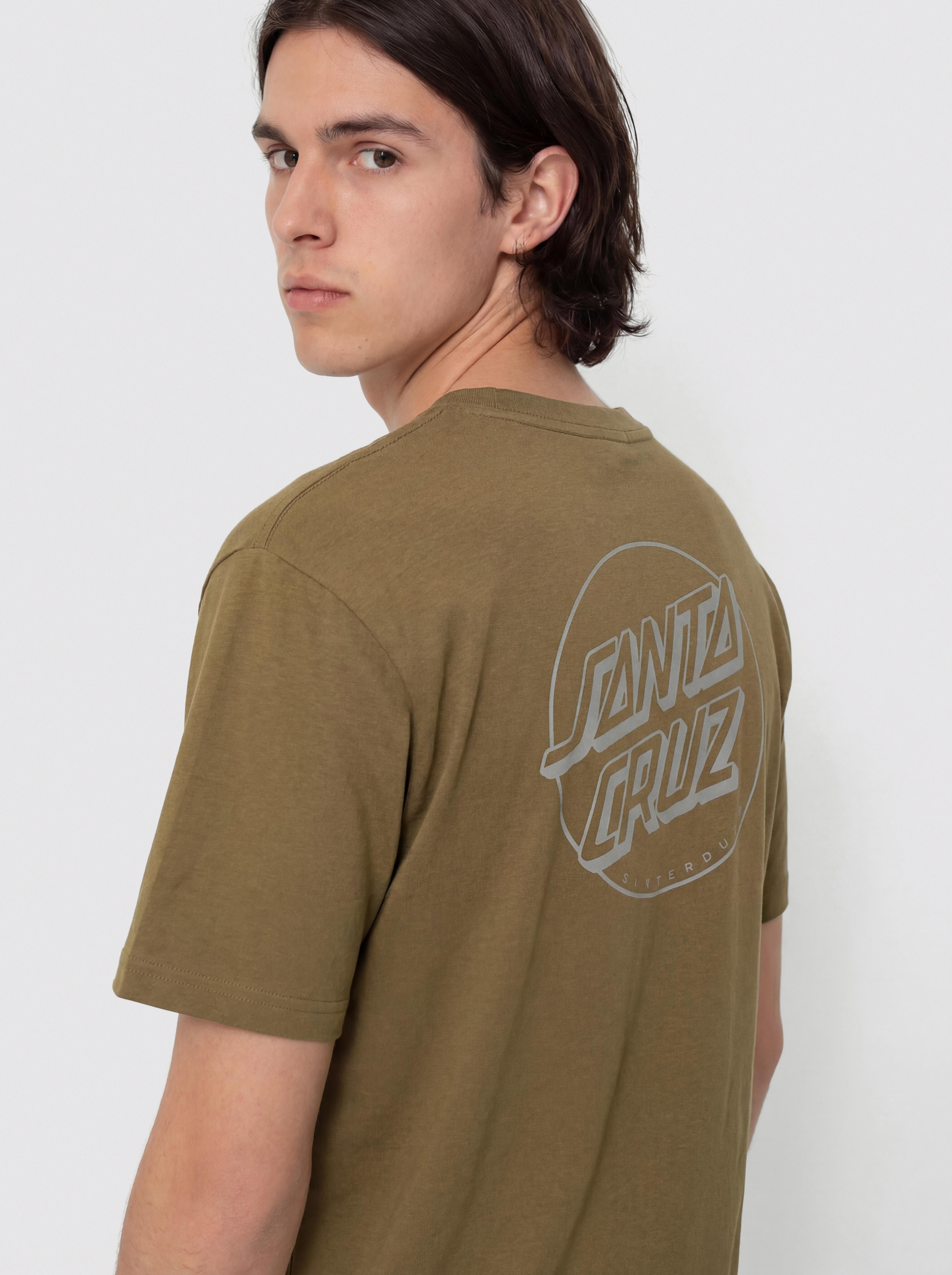 Tričko Santa Cruz Tonal Opus Dot Stripe (uniform green)