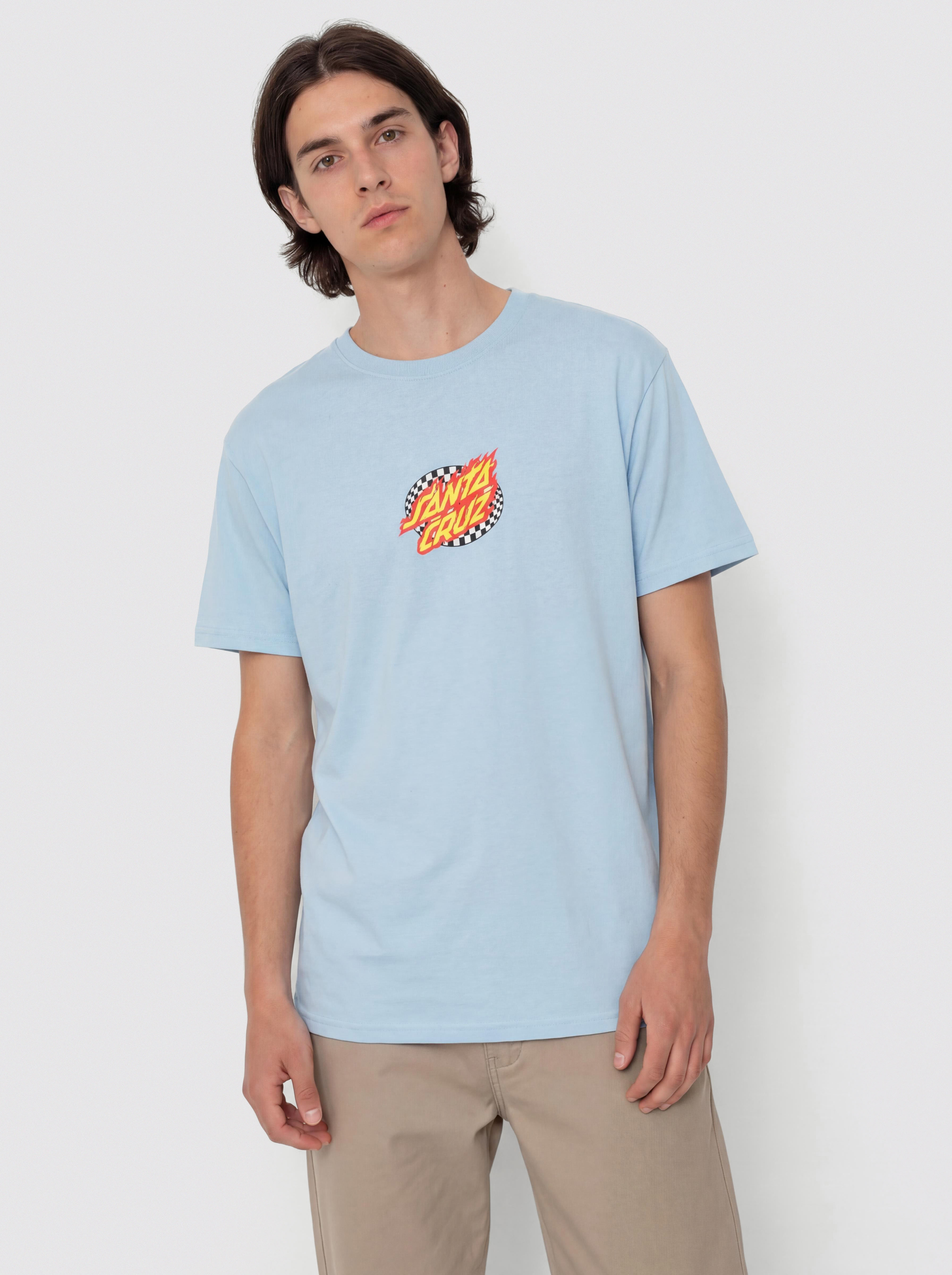 Tričko Santa Cruz Oval Check Flame Front