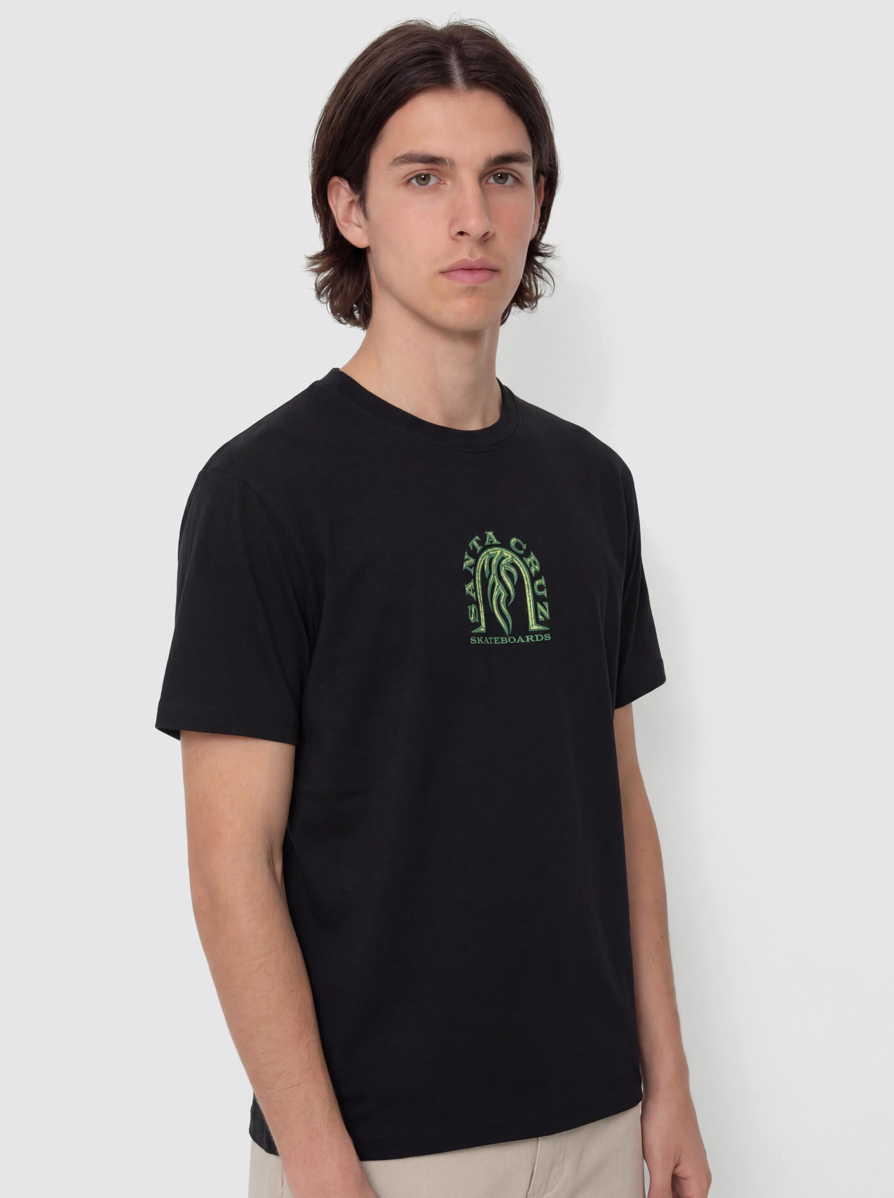 Tričko Santa Cruz Dressen Tribal Arch Front (black)