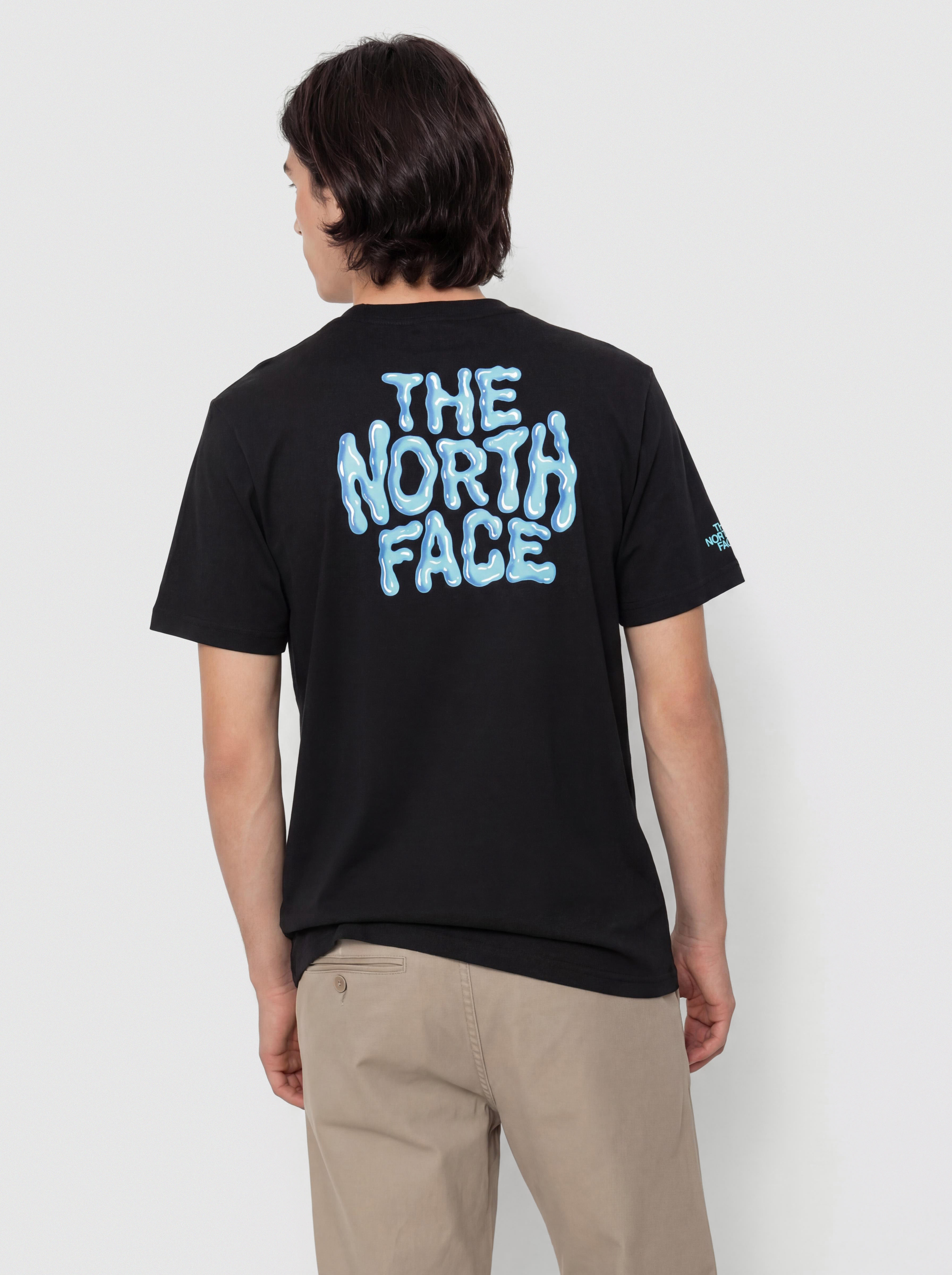 Tričko The North Face Drip Logo Relaxed (tnf black)