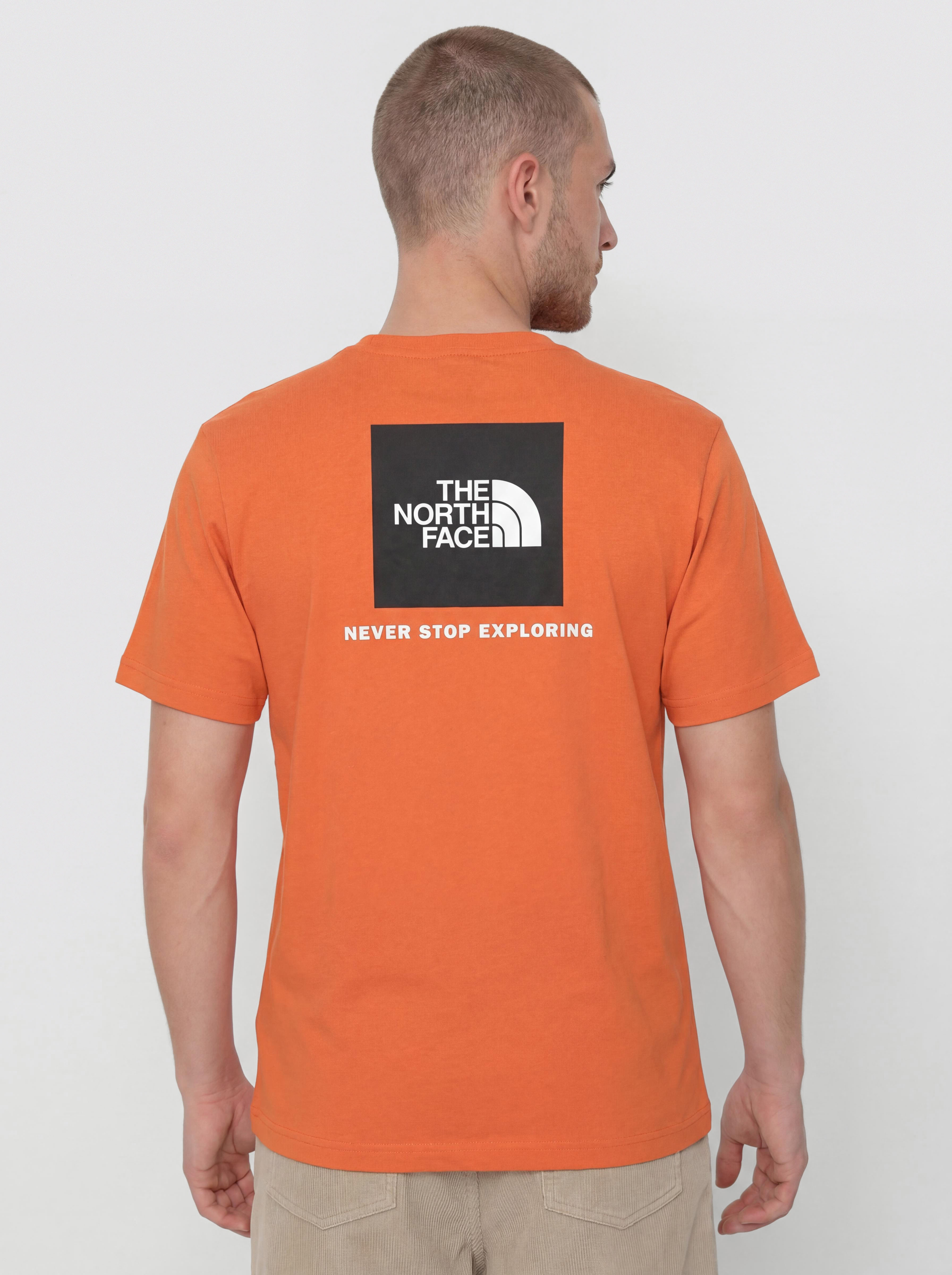 Tričko The North Face Box Nse (iron bronze/tnf black)