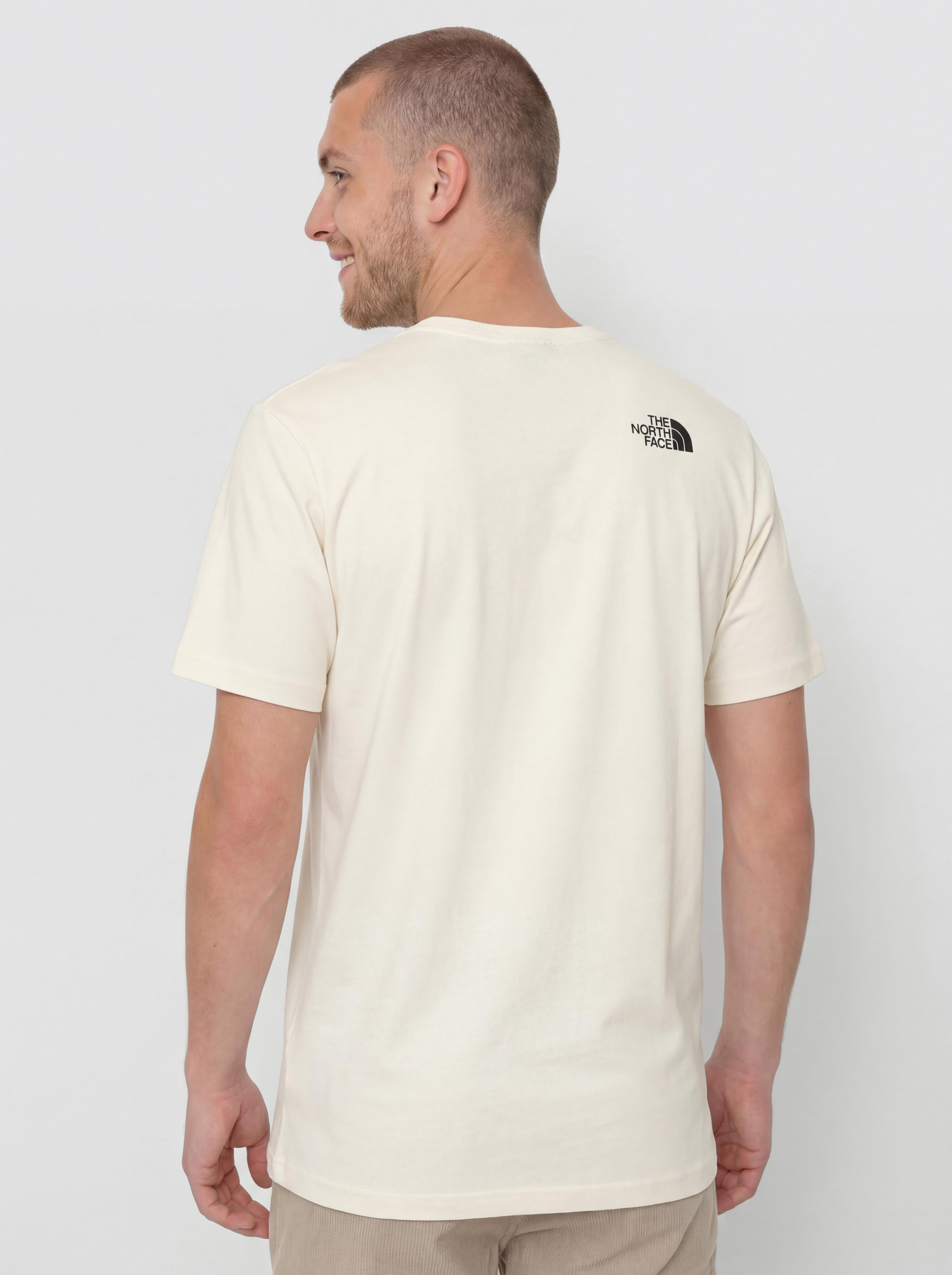Tričko The North Face Icon Mountain Relaxed (white dune)